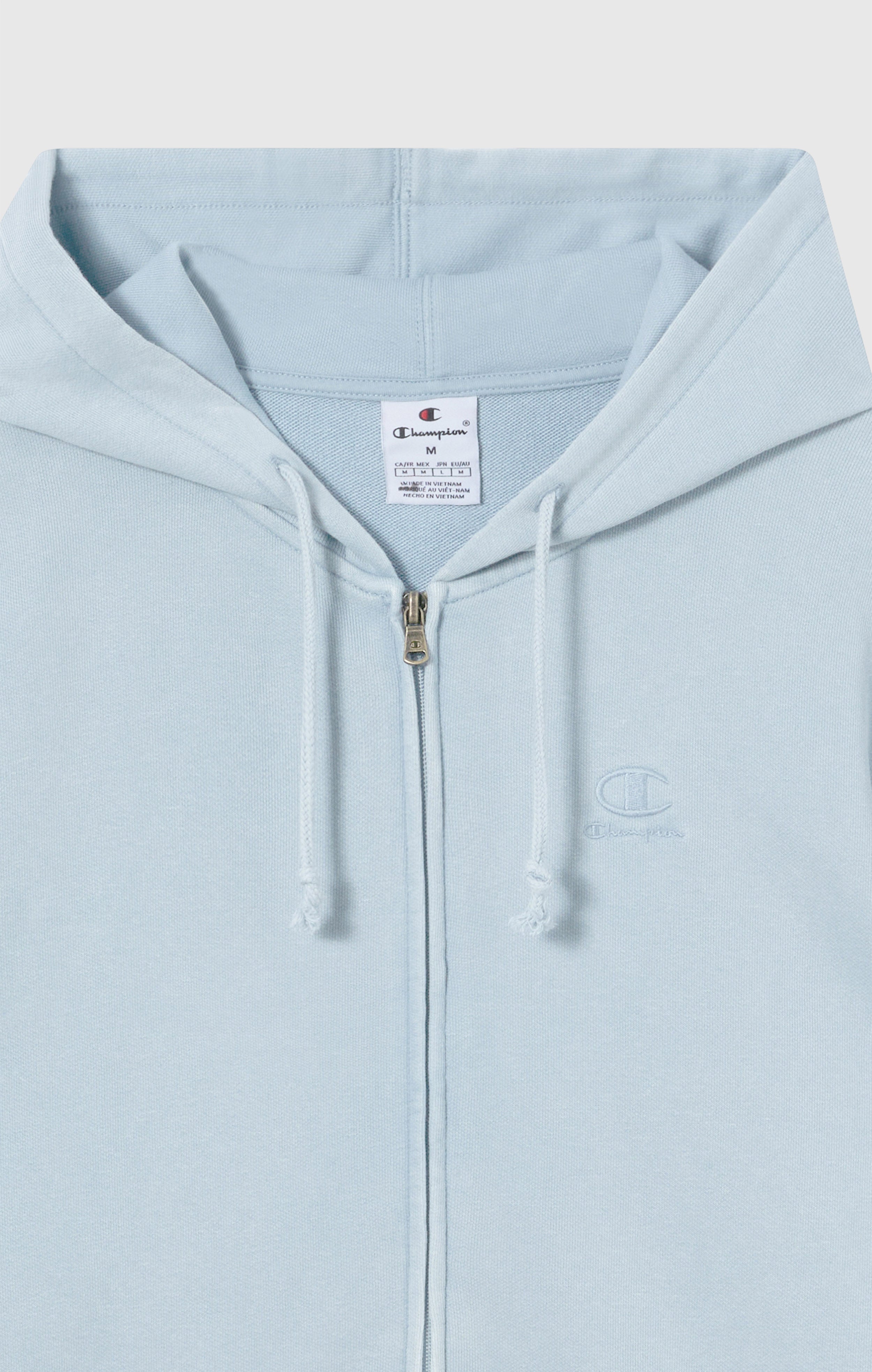 Felpa con Cappuccio da Uomo con Zip Intera