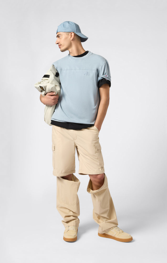 Herren-T-Shirt mit Rundhalsausschnitt und Relaxed Fit