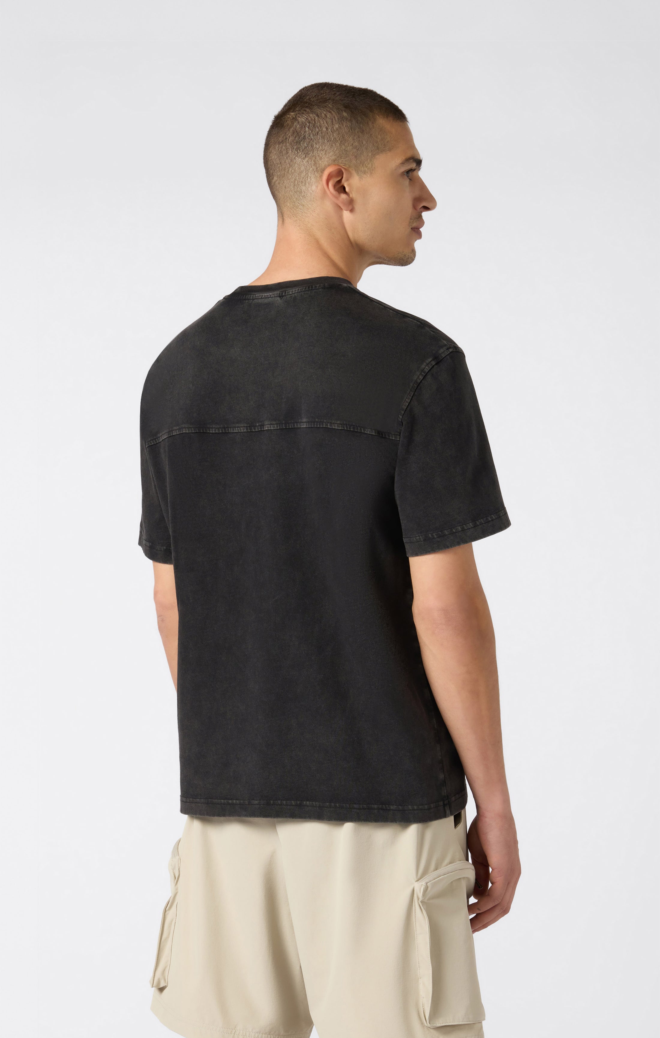 T-shirt Col Ras-du-Cou Homme Coupe Décontractée