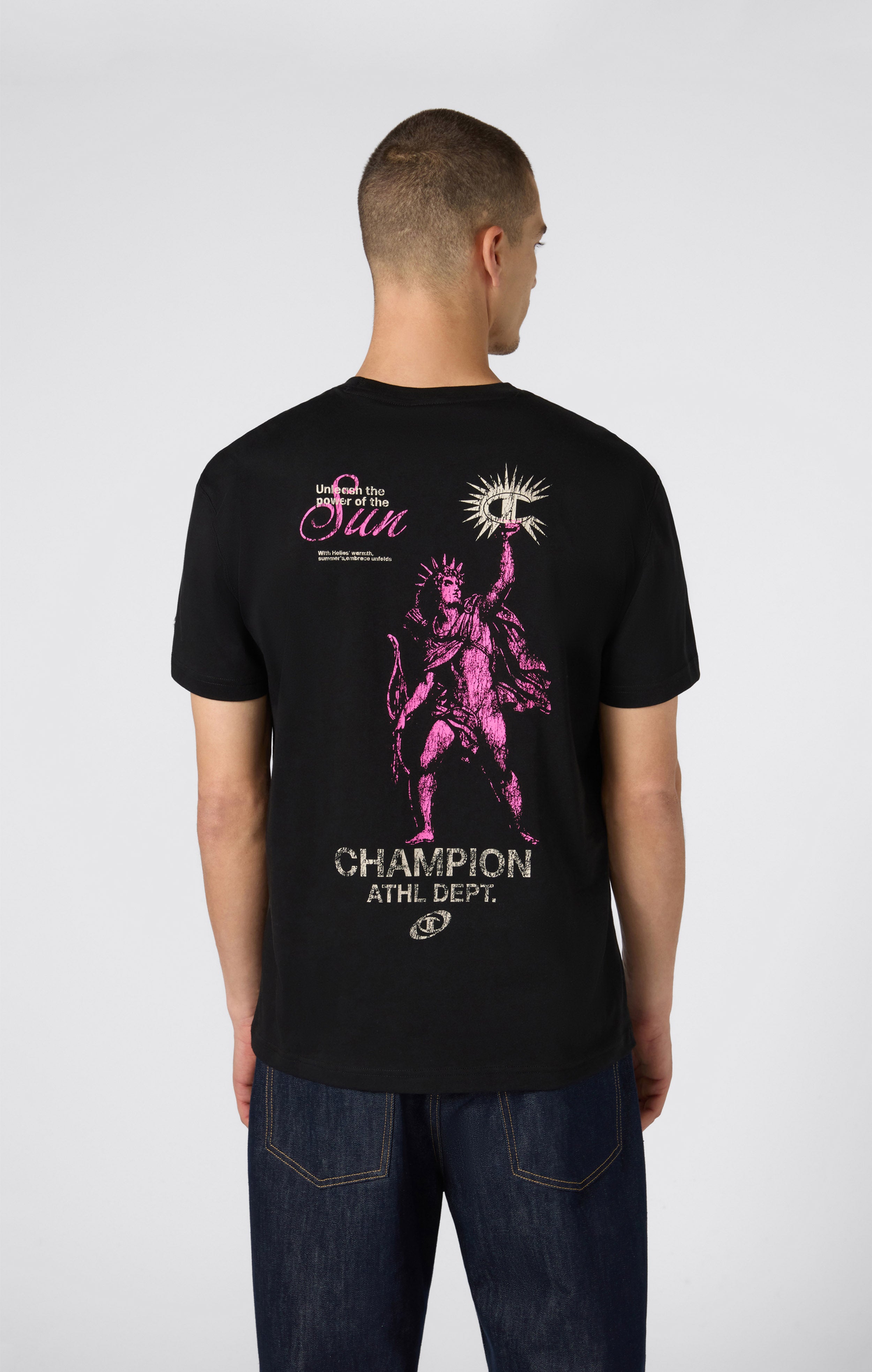 T-shirt Girocollo da Uomo a Relax Fit con Grafiche