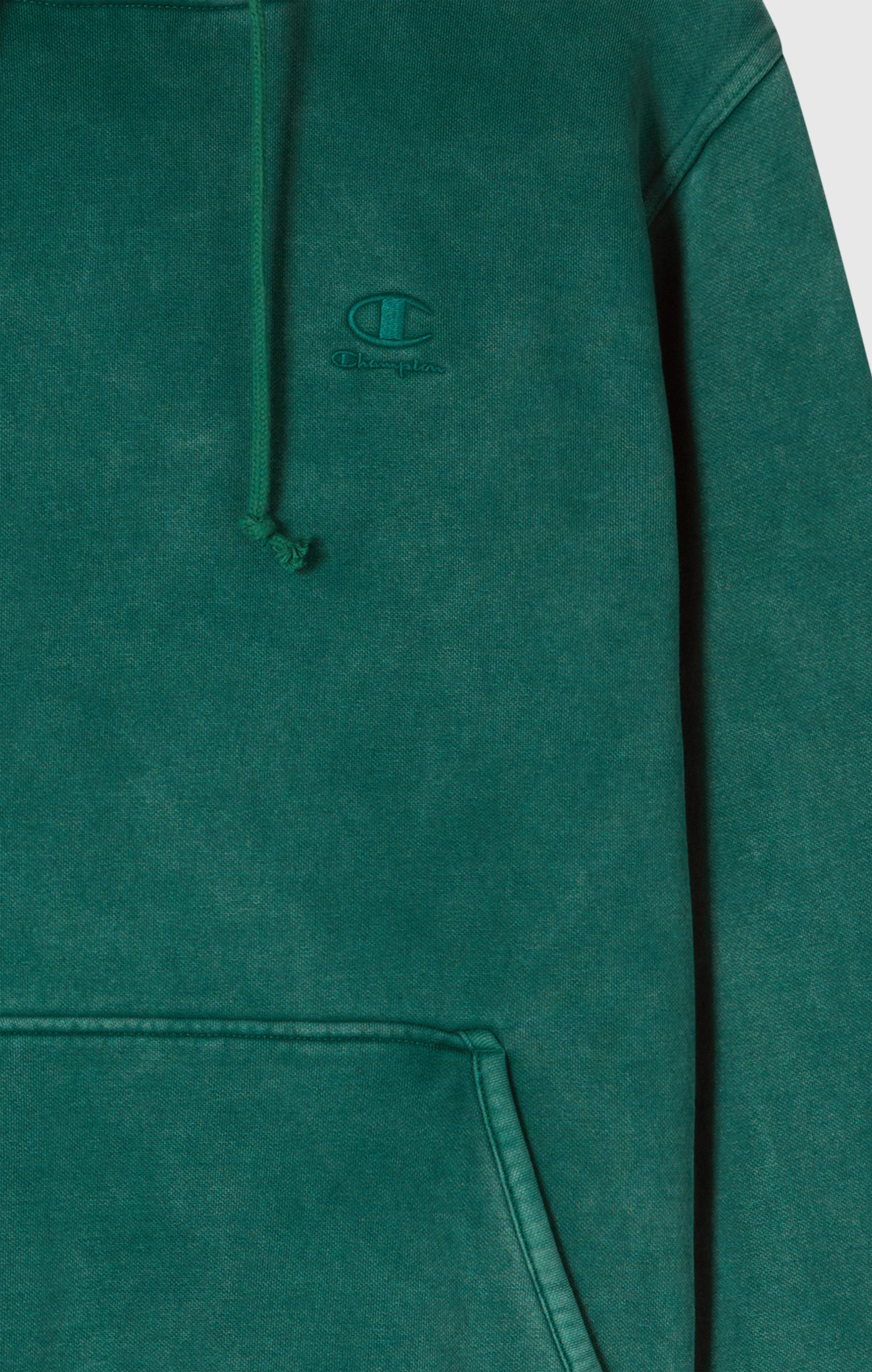 Kapuzenpullover Mit Washed-Look Und Angerautem Innenmaterial Icons Herren