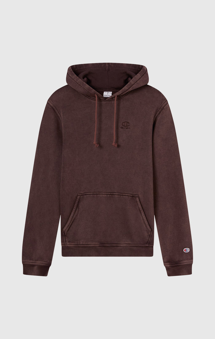 Kapuzenpullover Mit Washed-Look Und Angerautem Innenmaterial Icons Herren