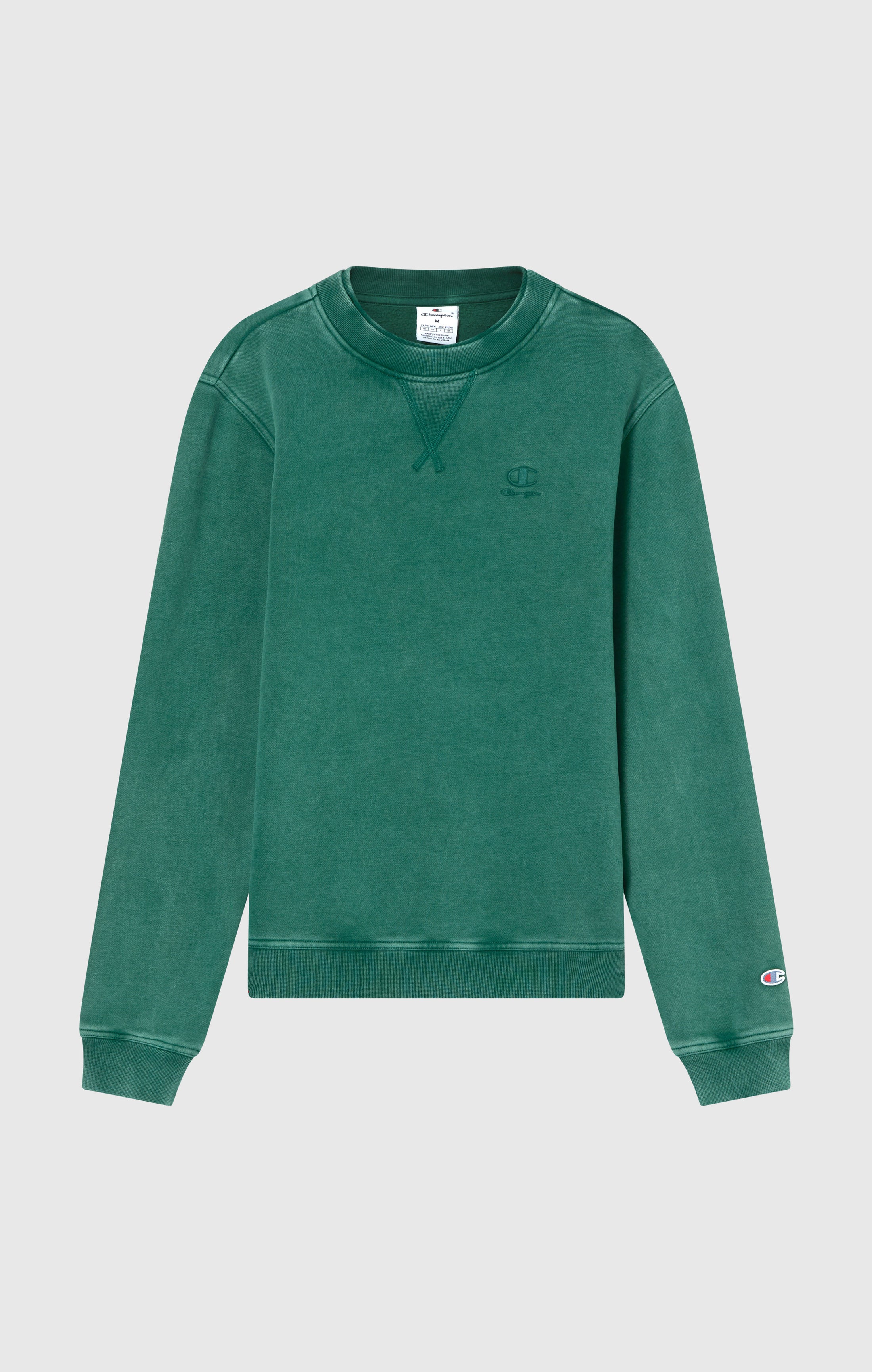 Rundhals-Sweatshirt Mit Washed-Look Und Angerautem Innenmaterial Icons Herren