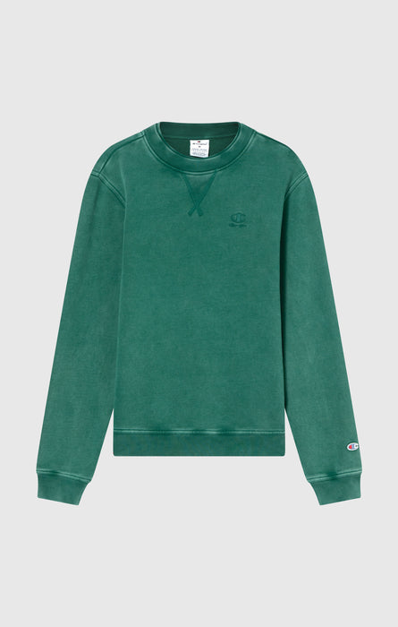 Felpa Girocollo Interno Felpato Effetto Slavato Icons Da Uomo