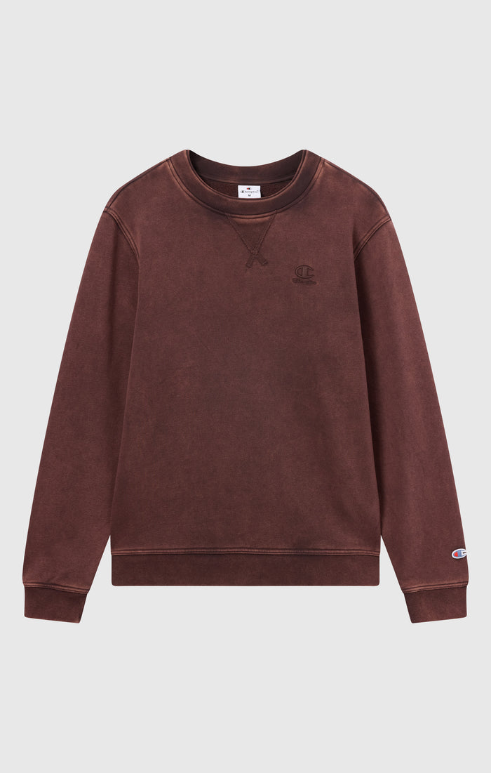 Men’s Washed Fleece Crewneck Sweatshirt Icons