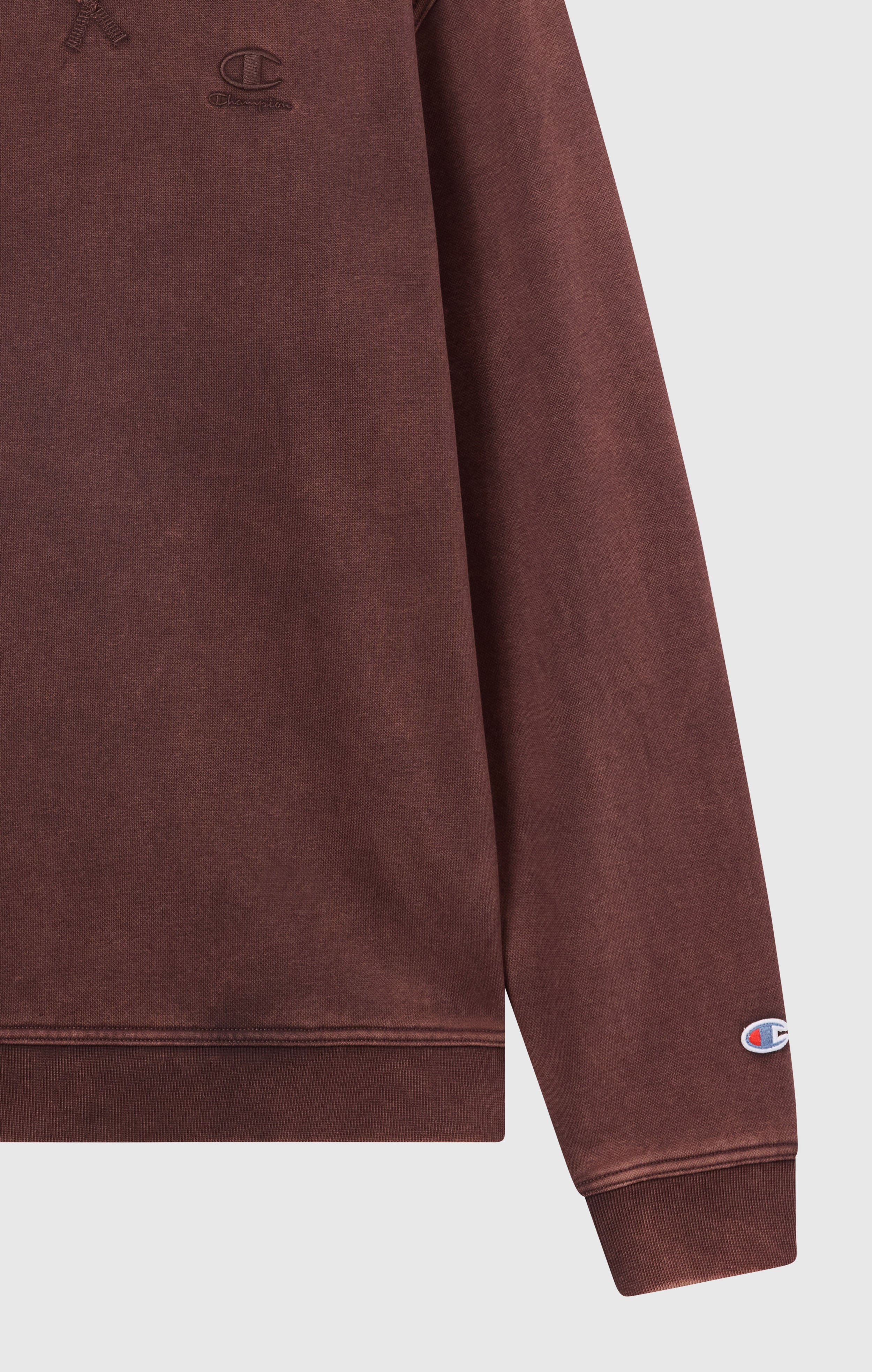 Felpa Girocollo Interno Felpato Effetto Slavato Icons Da Uomo