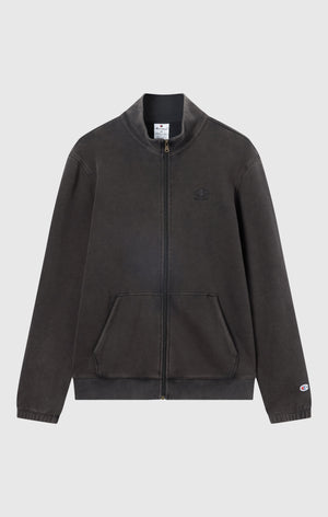 Men’s Washed Full Zip Fleece Sweatshirt Icons