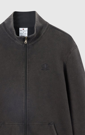Men’s Washed Full Zip Fleece Sweatshirt Icons