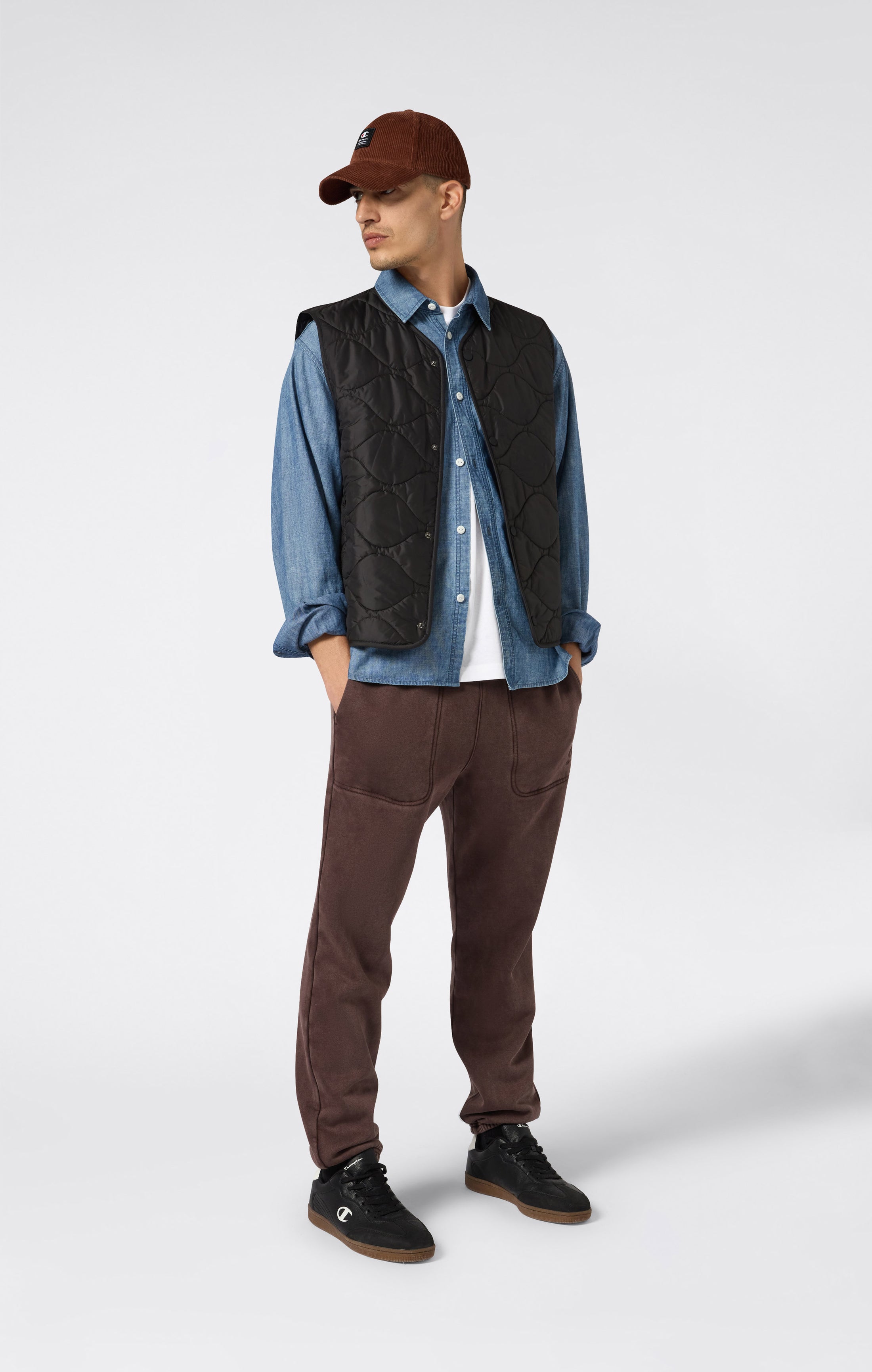 Men’s Washed Fleece Elastic Cuff Pants Icons