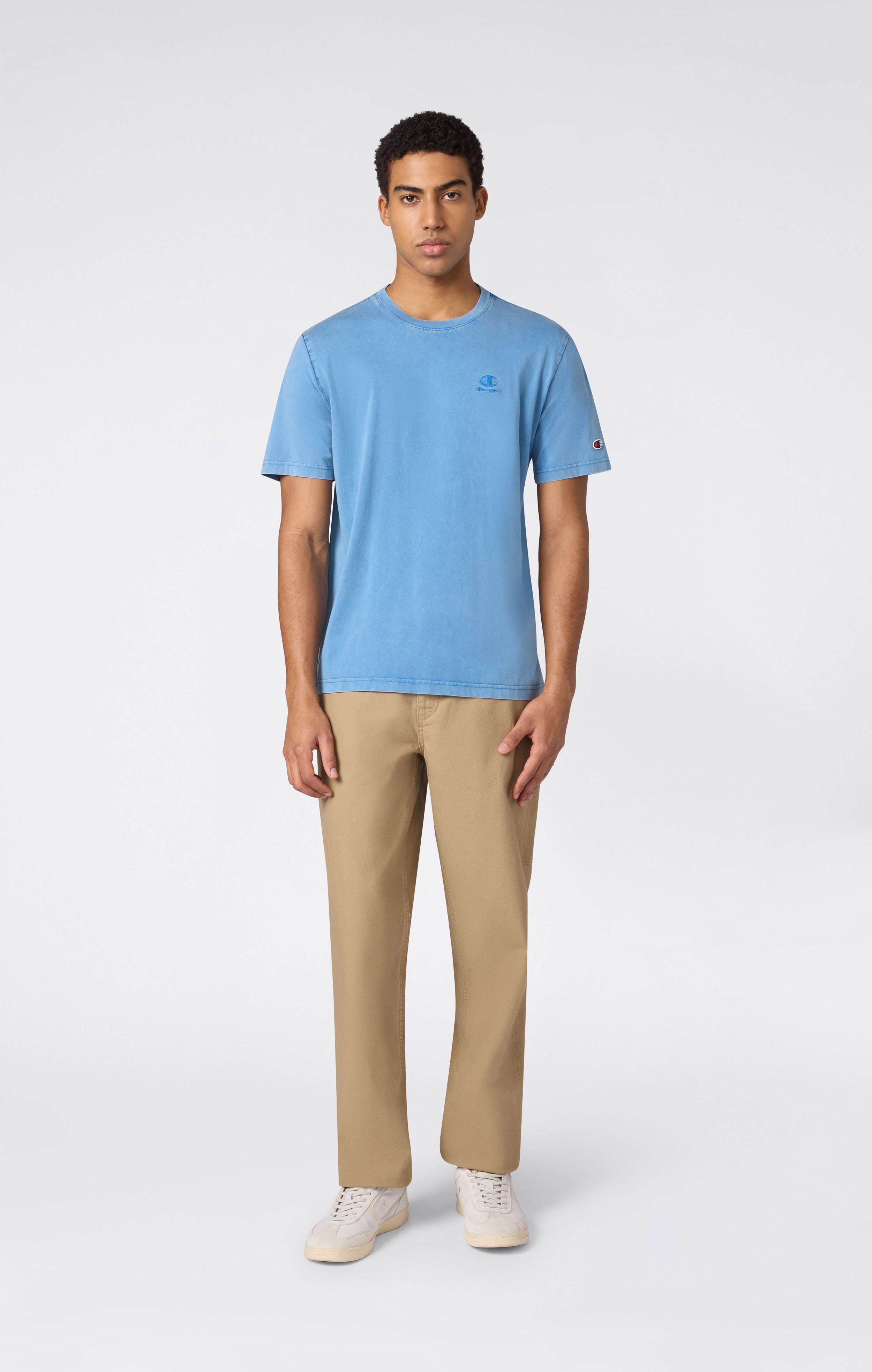 Herren T-Shirt Mit Verwaschenem Look Icons