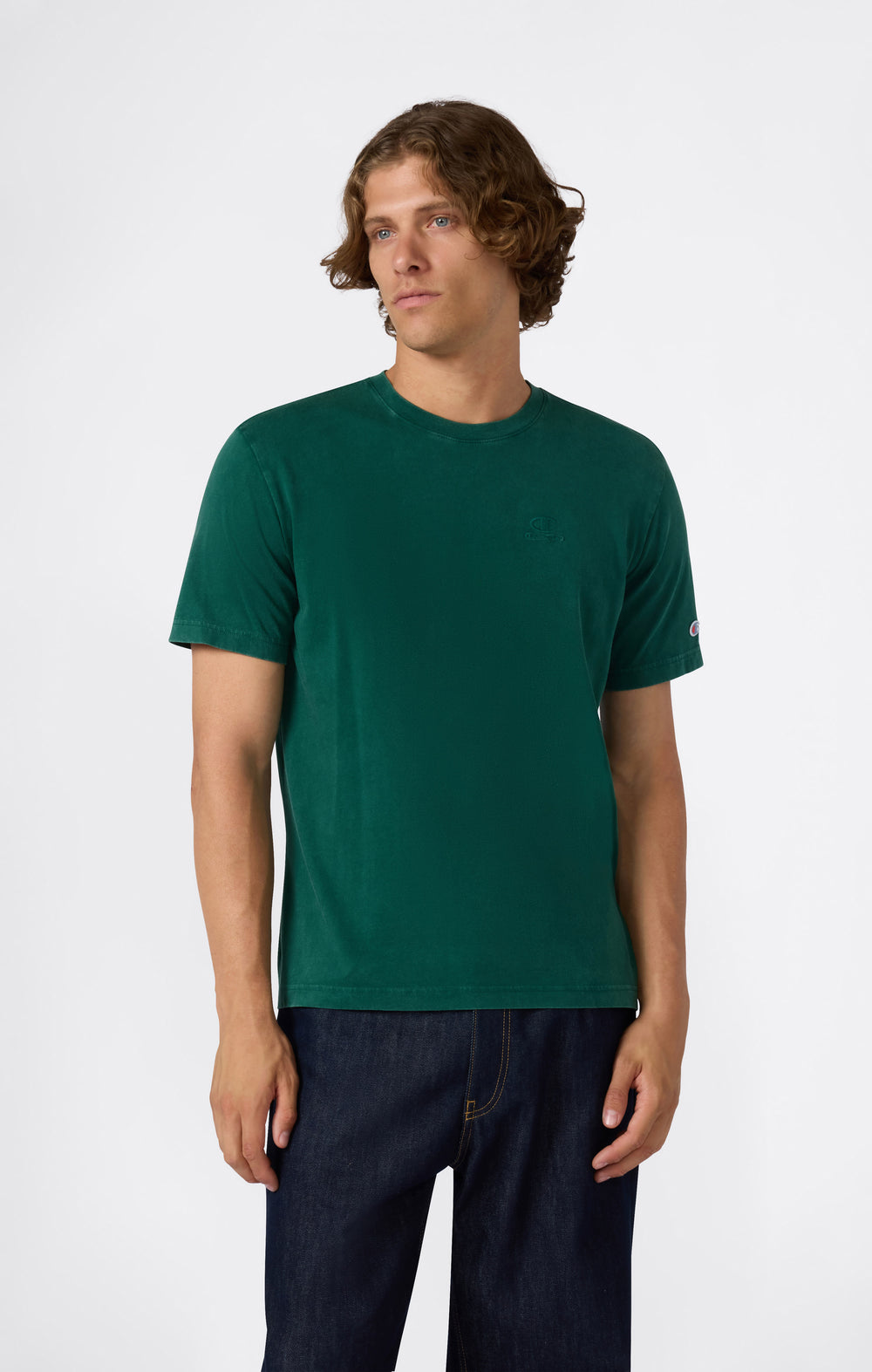 Herren T-Shirt Mit Verwaschenem Look Icons