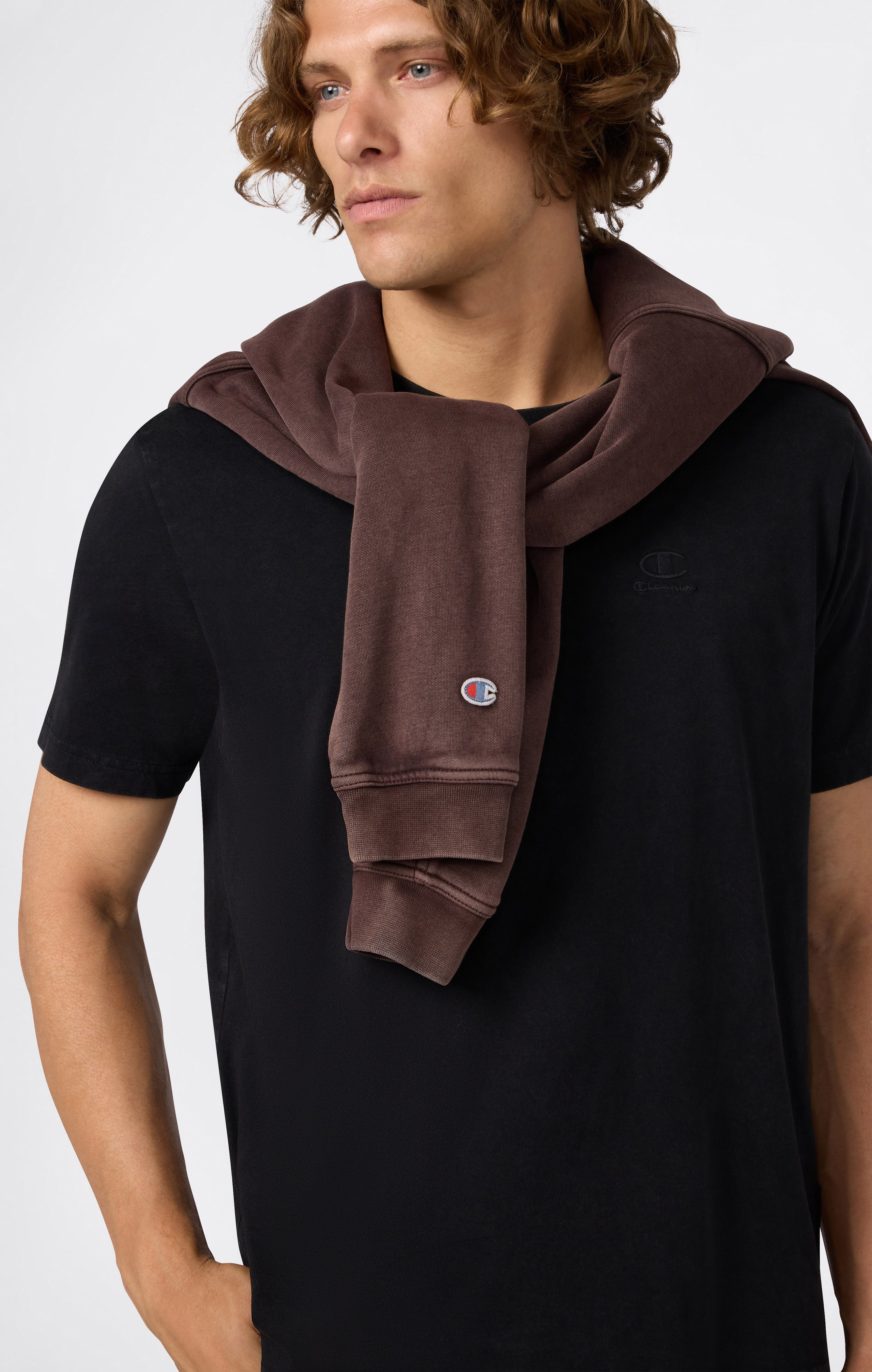 Herren T-Shirt Mit Verwaschenem Look Icons