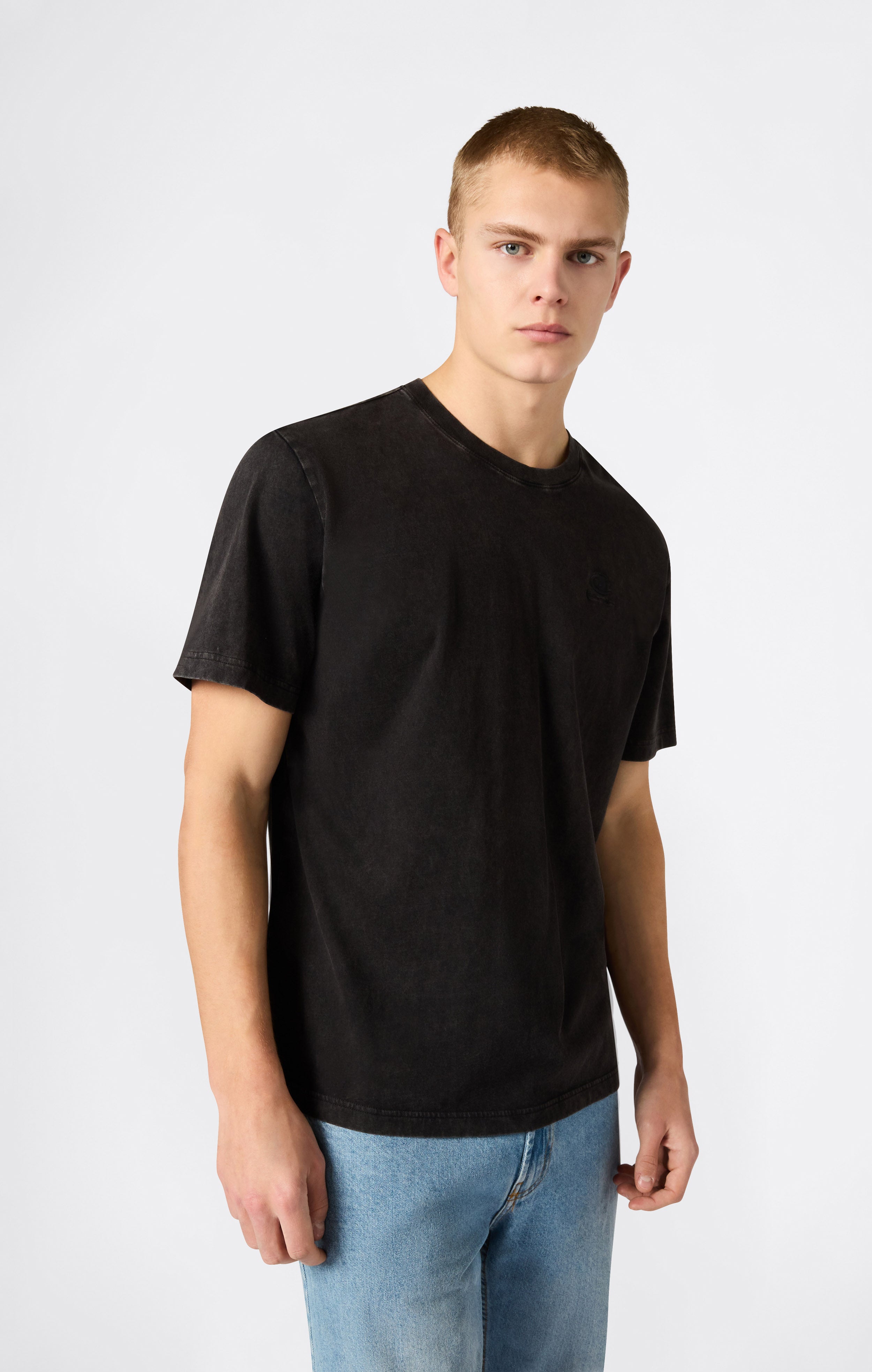 T-Shirt Homme Effet Délavé Icons