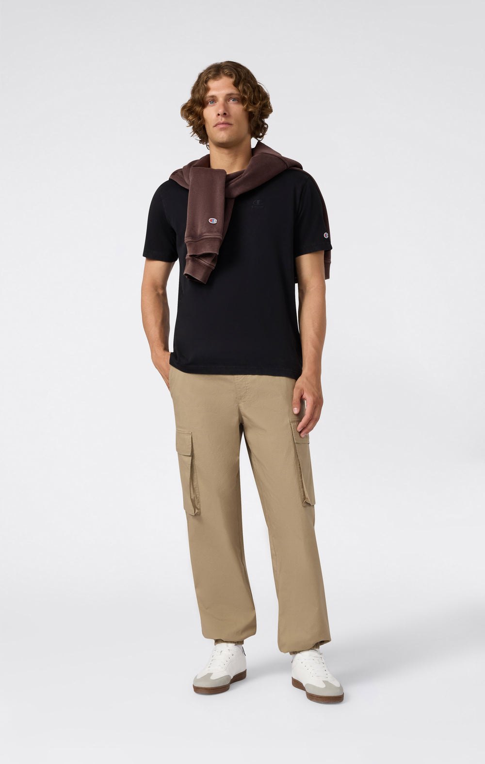 Herren T-Shirt Mit Verwaschenem Look Icons