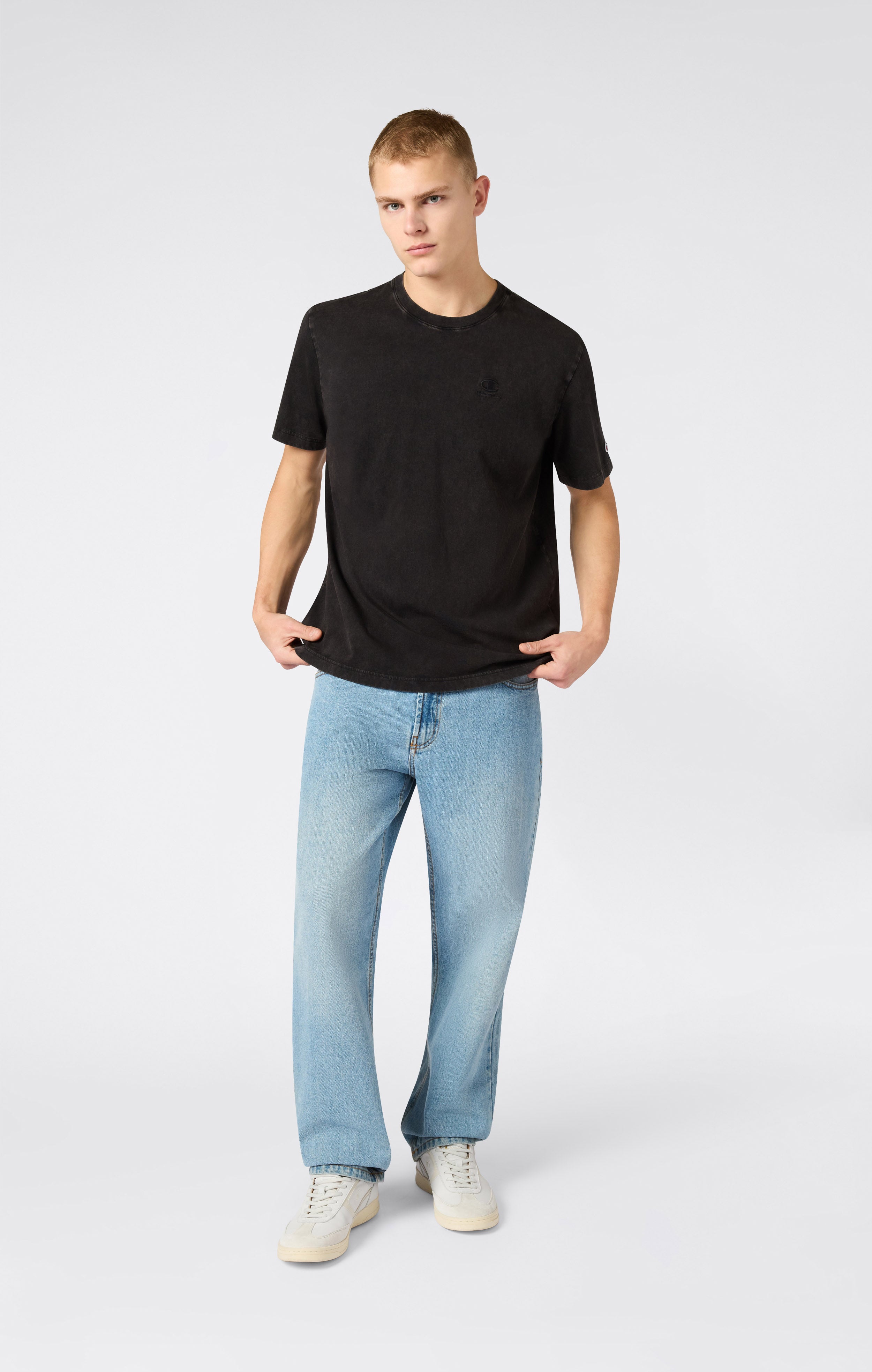 T-Shirt Homme Effet Délavé Icons