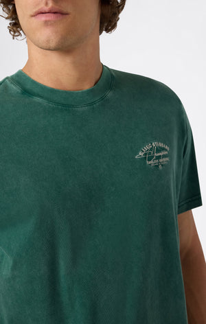 T-Shirt Homme Col Rond Effet Délavé Icons
