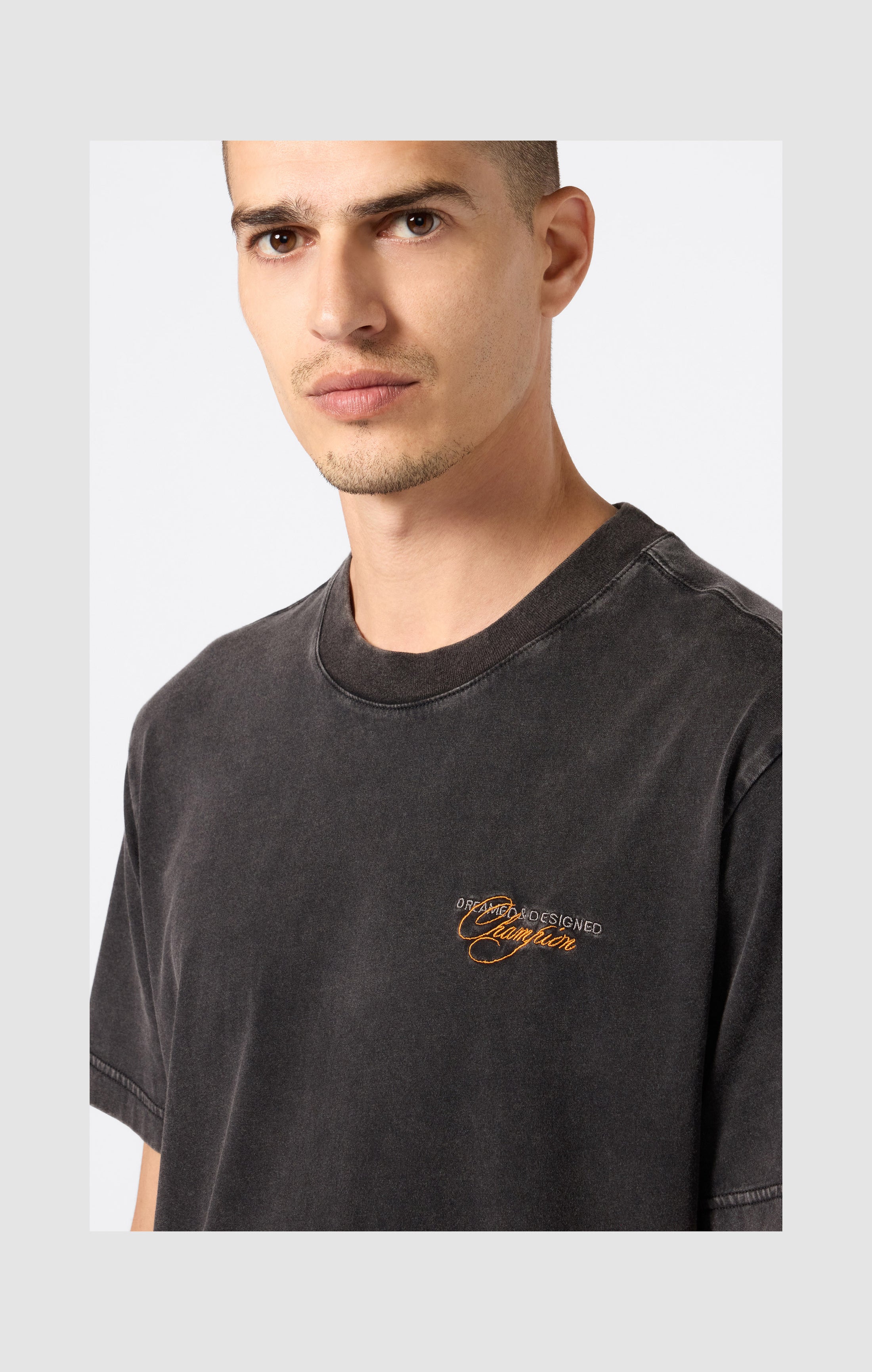 Men’s Washed Crewneck T-Shirt Icons