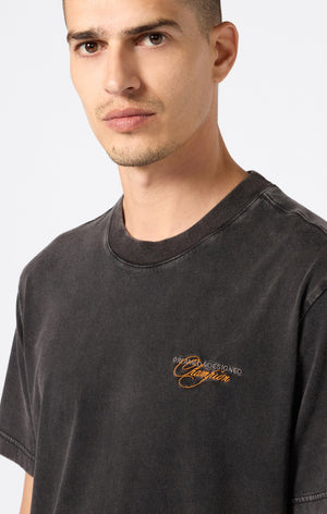 Men’s Washed Crewneck T-Shirt Icons