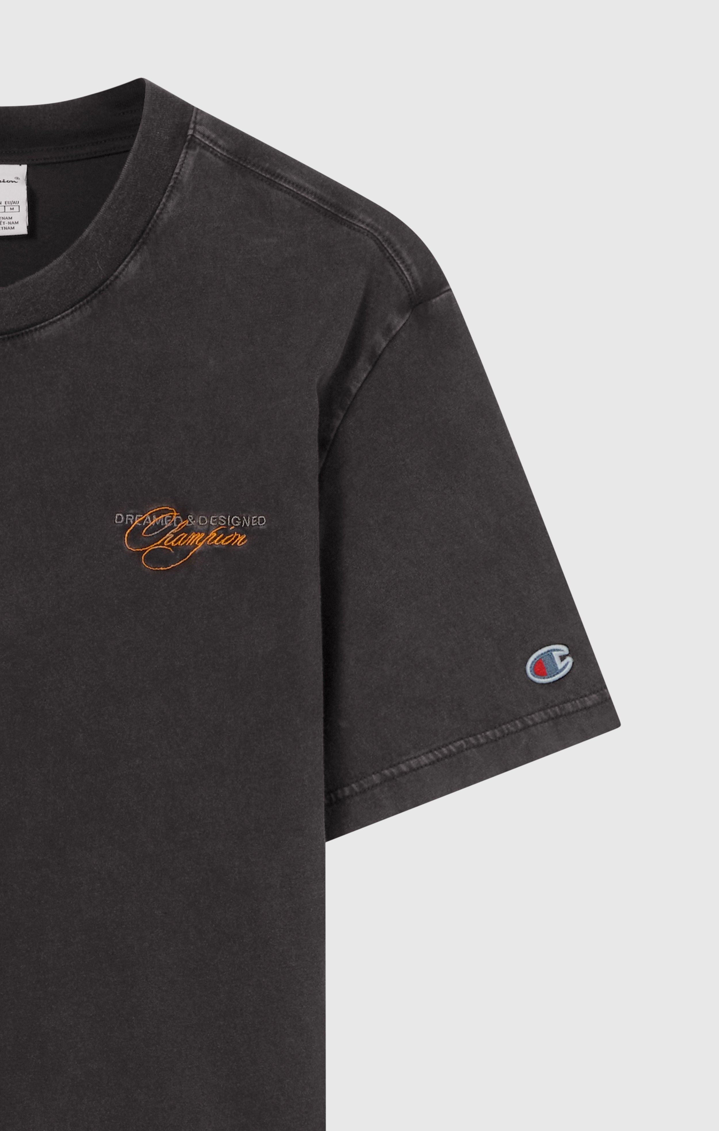 Herren Rundhalsshirt Mit Verwaschenem Look Icons