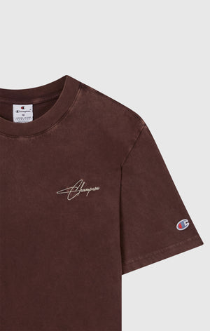 Men’s Washed Crewneck T-Shirt Icons