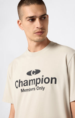 T-Shirt Homme Col Rond Effet Délavé Icons