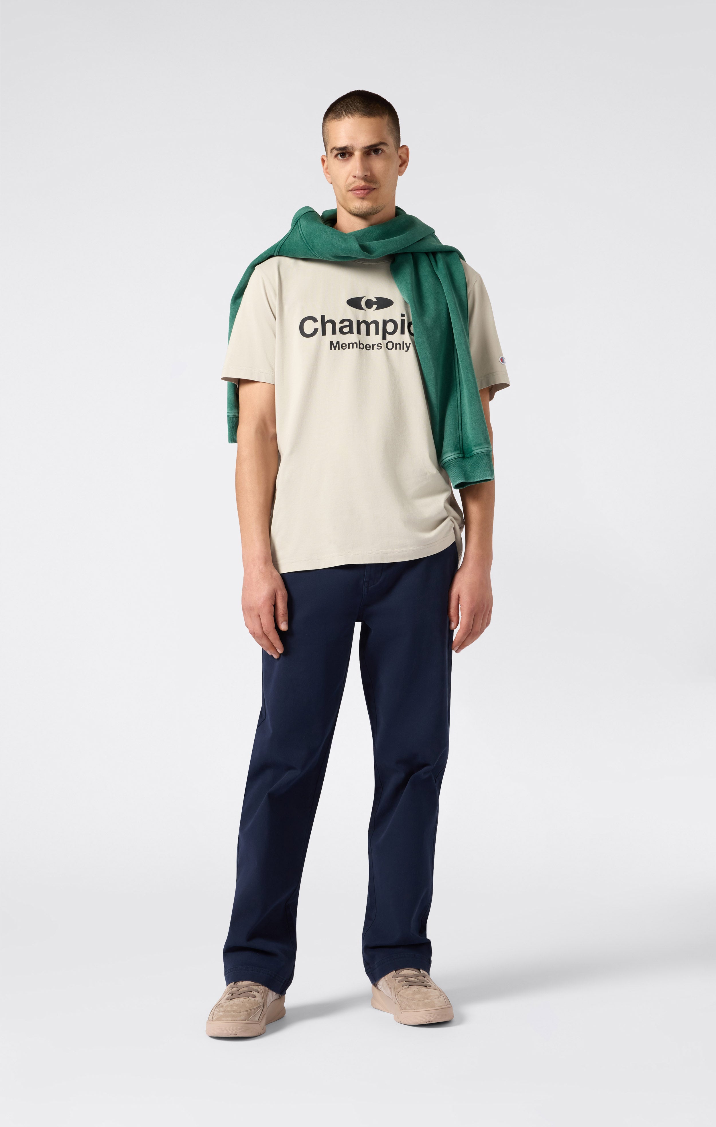 Men’s Washed Crewneck T-Shirt Icons