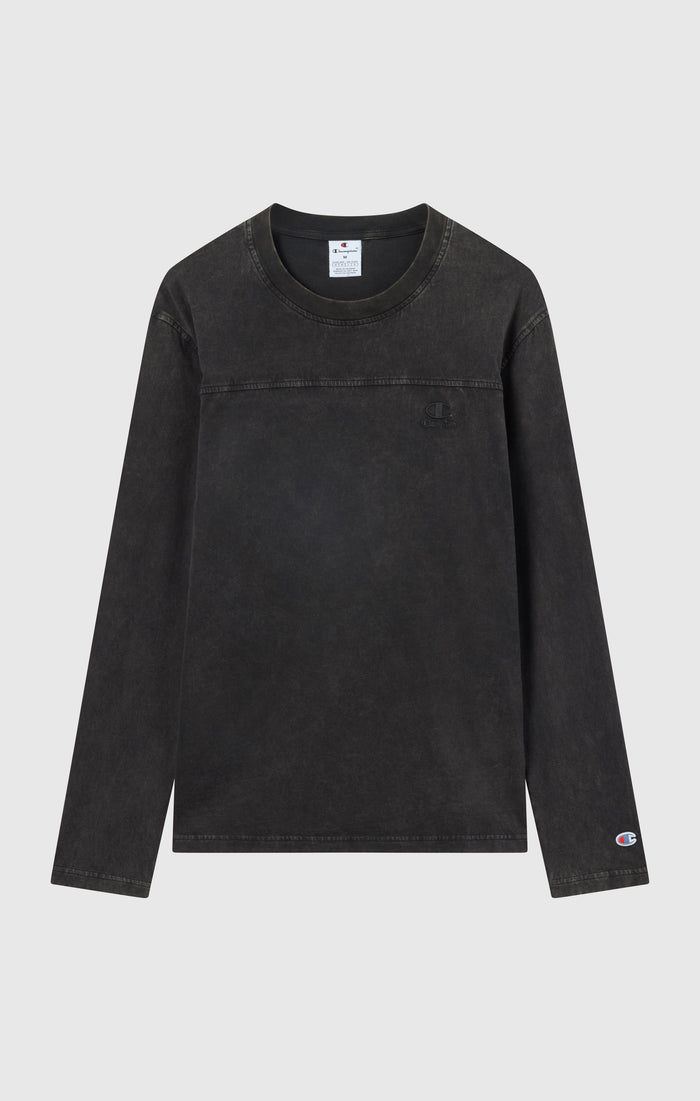 T-Shirt Homme Manches Longues Effet Délavé Icons