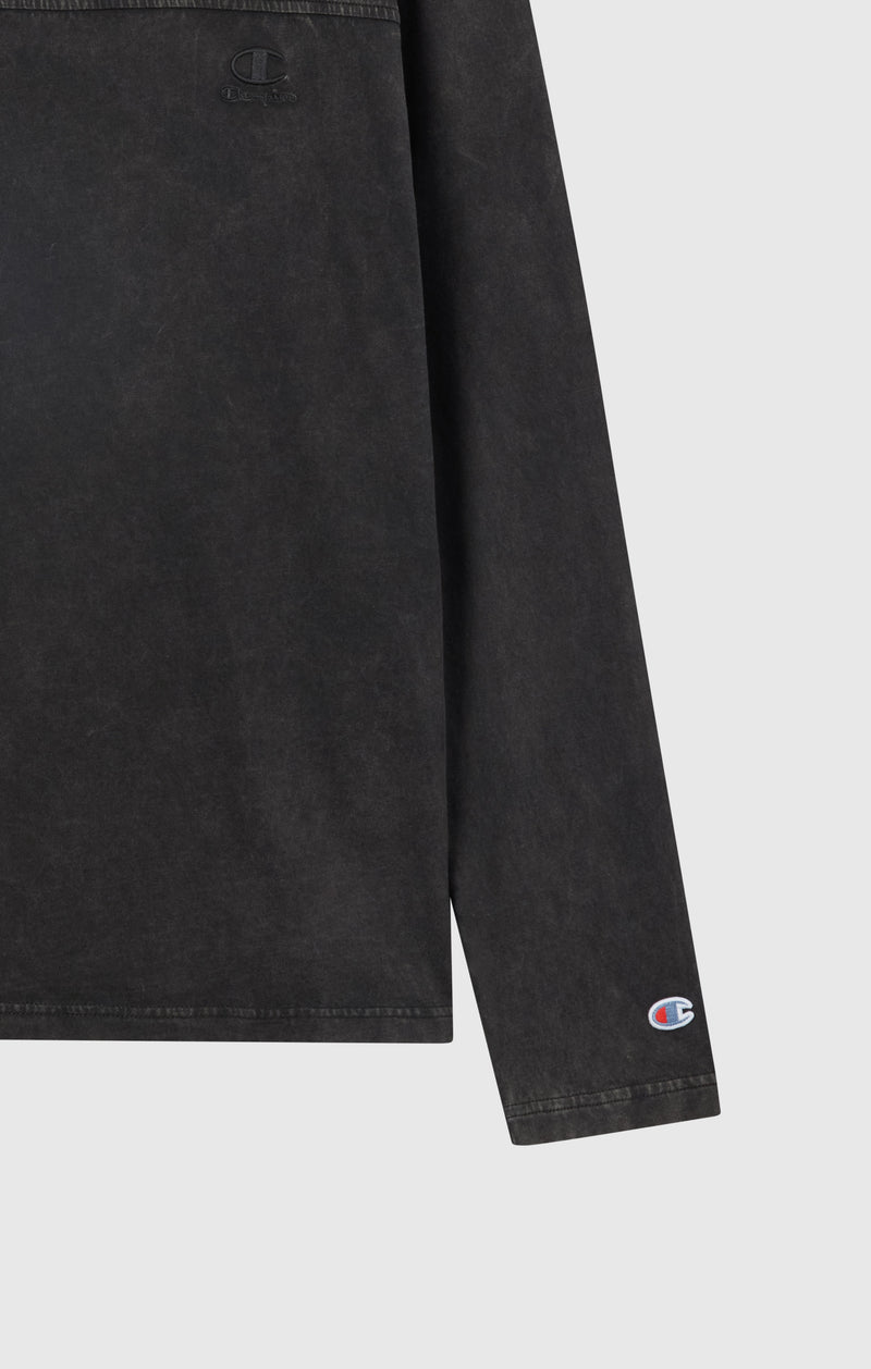 T-Shirt Homme Manches Longues Effet Délavé Icons