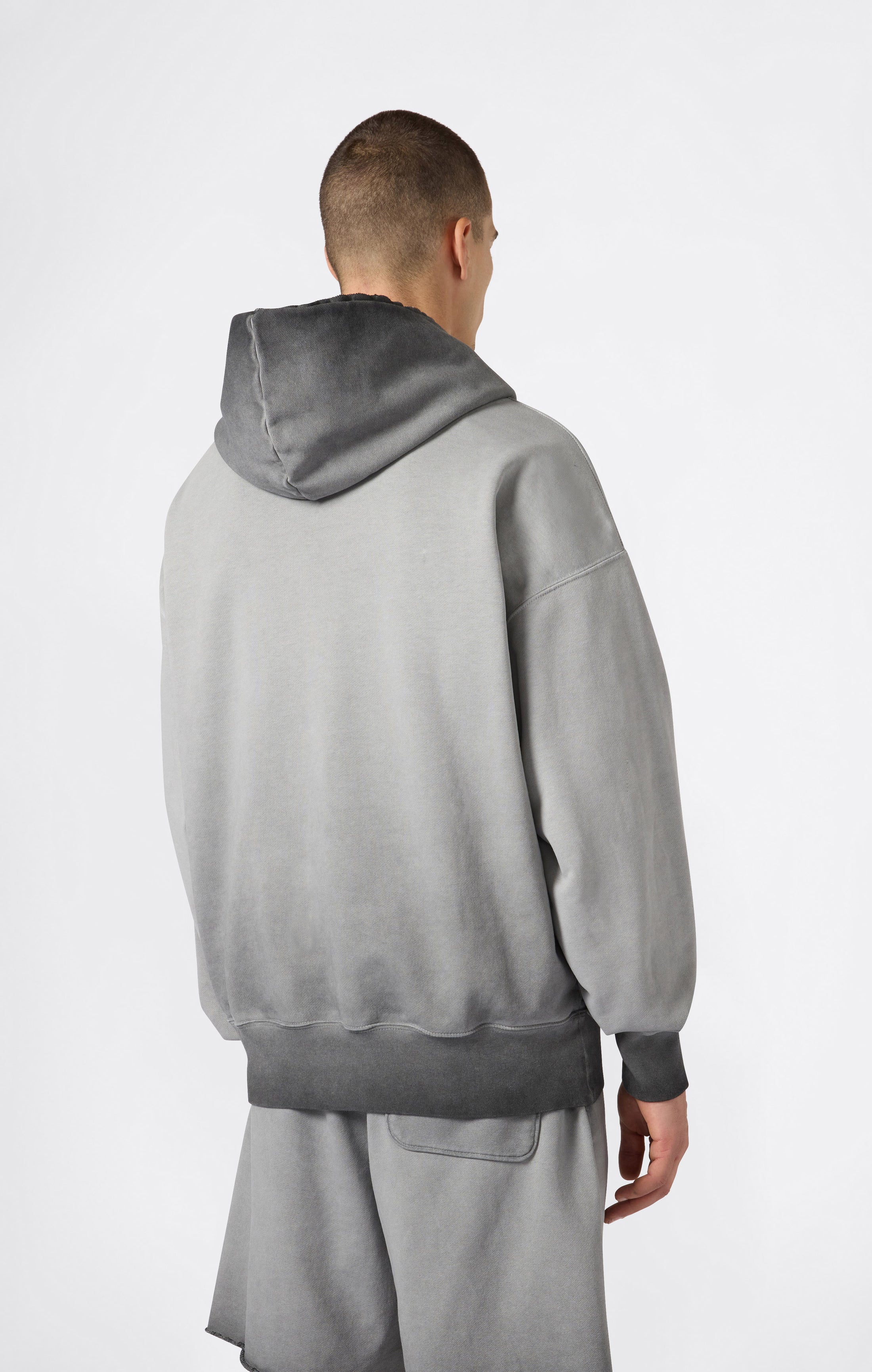 Sweat À Capuche Homme Effet Délavé Coupe Loose Fit Time Capsule