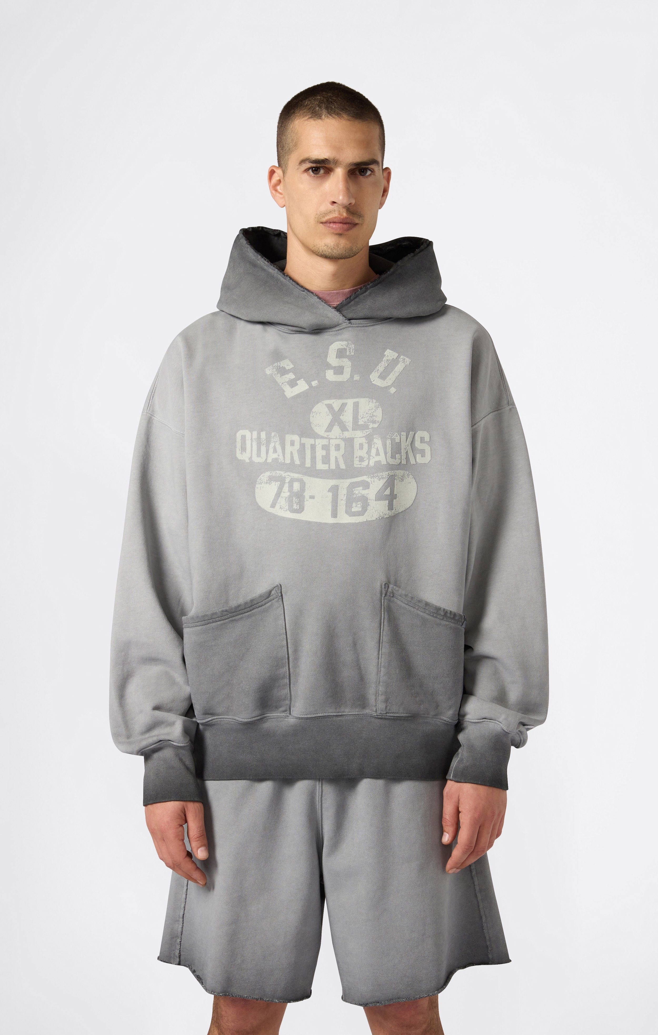 Men’s Washed Hooded Sweatshirt Loose Fit Time Capsule