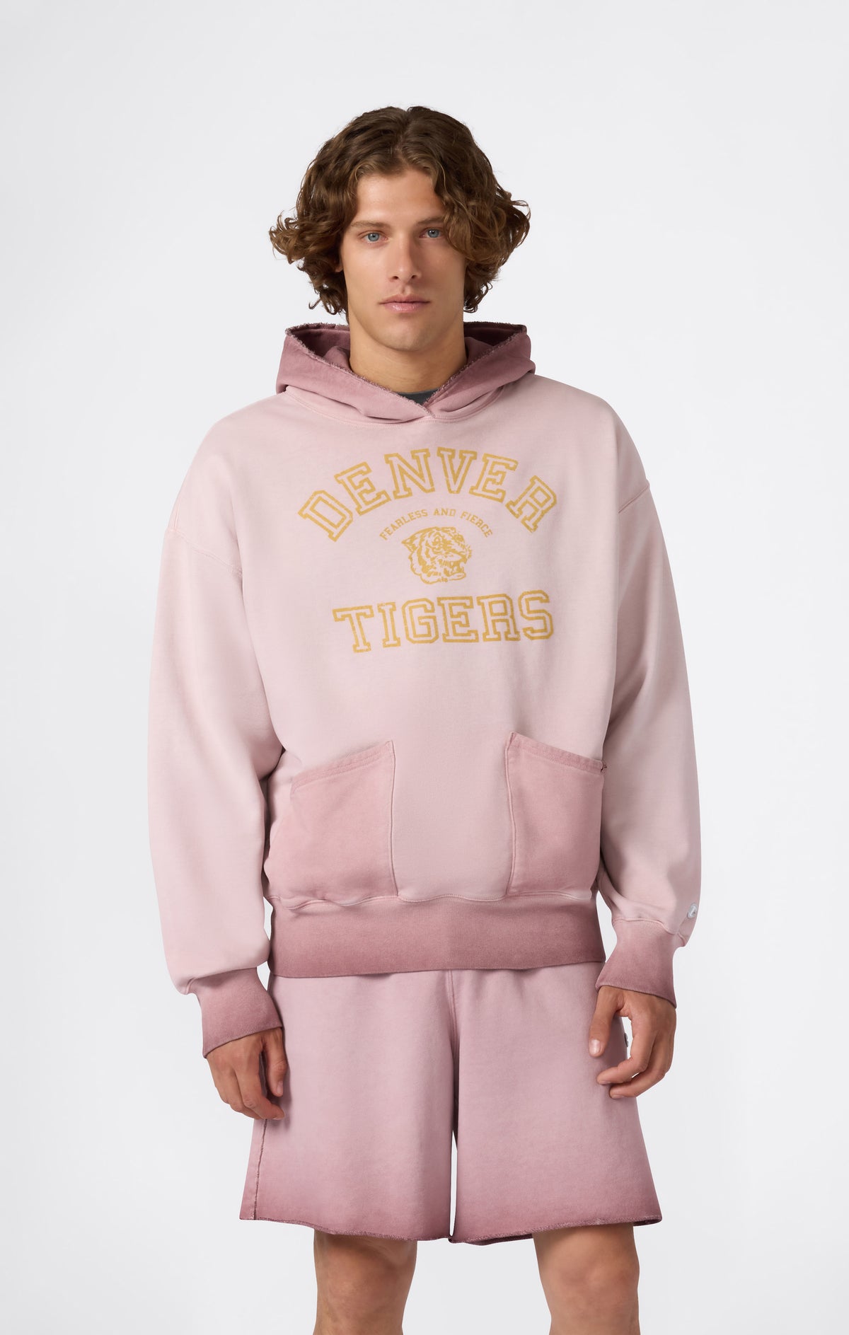 Felpa Da Uomo Con Cappuccio Effetto Slavato Loose Fit Time Capsule