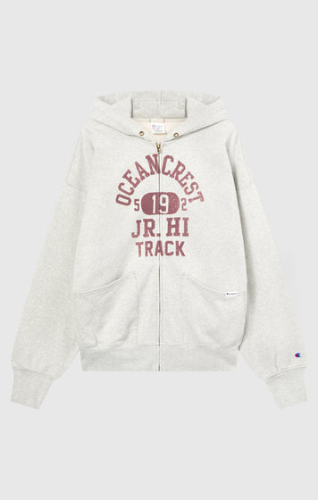 Men’s Washed Full Zip Hoodie Loose Fit Time Capsule