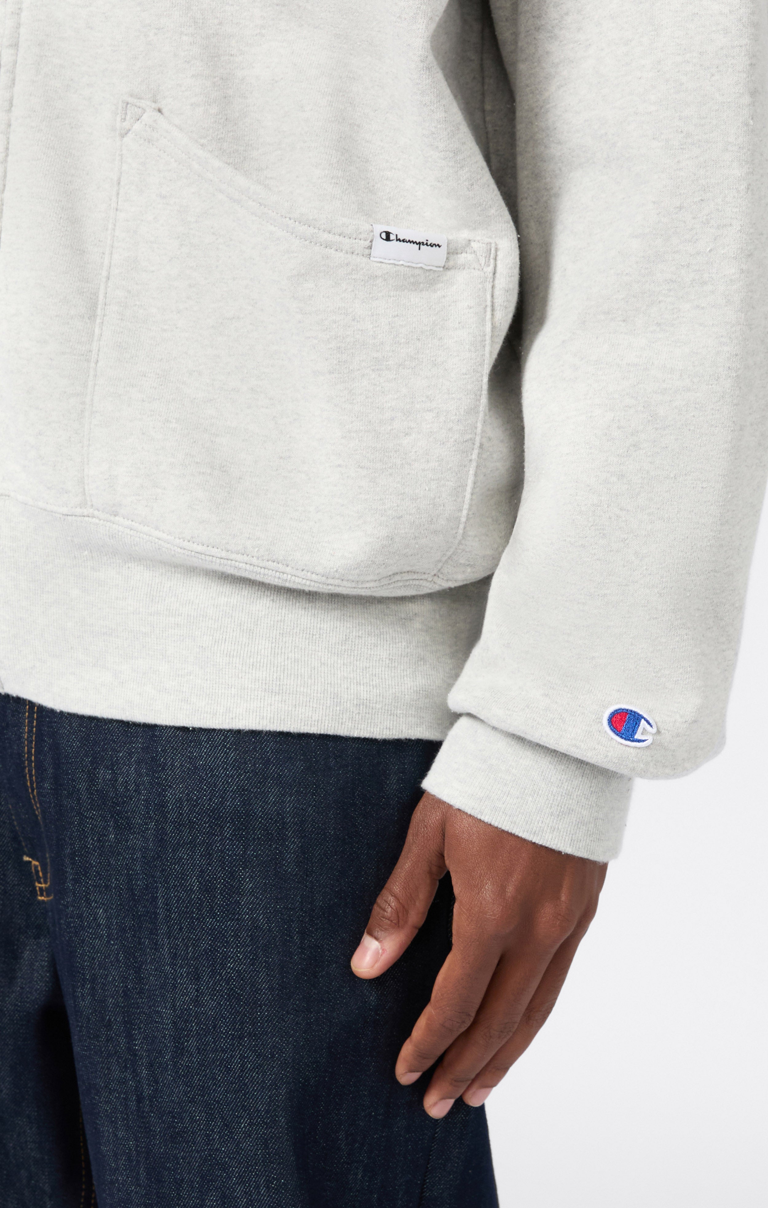 Sweat À Capuche Homme Effet Délavé Avec Zip Intégrale Coupe Loose Fit Time Capsule