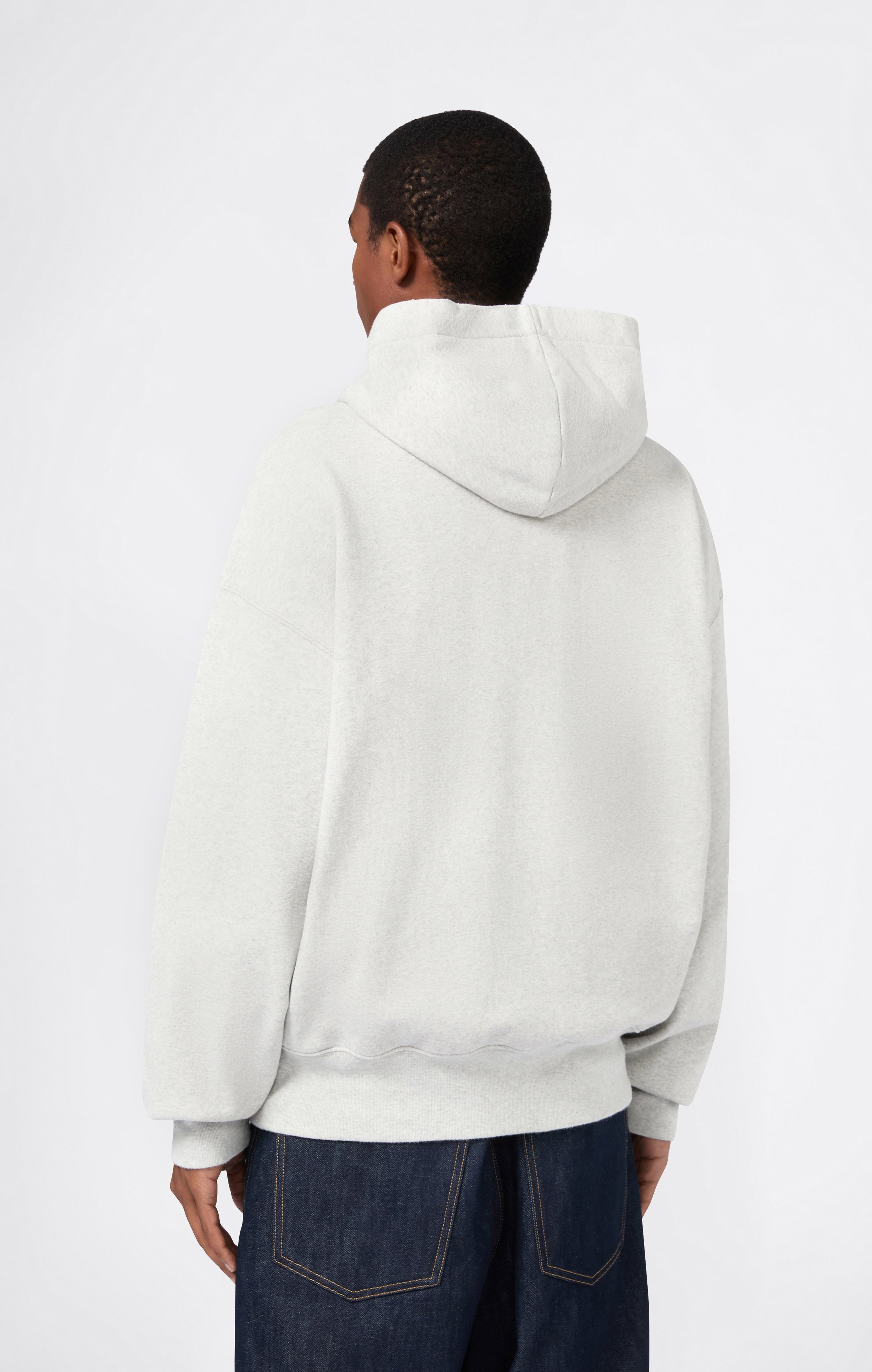 Men's Washed Full Zip Hoodie Loose Fit Time Capsule Light