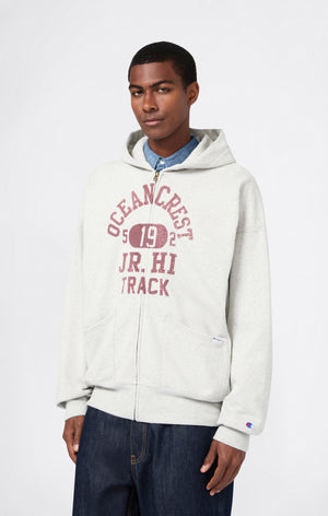 Herren Kapuzenpullover Mit Reißverschluss Und Wascheffekt Loose Fit Time Capsule