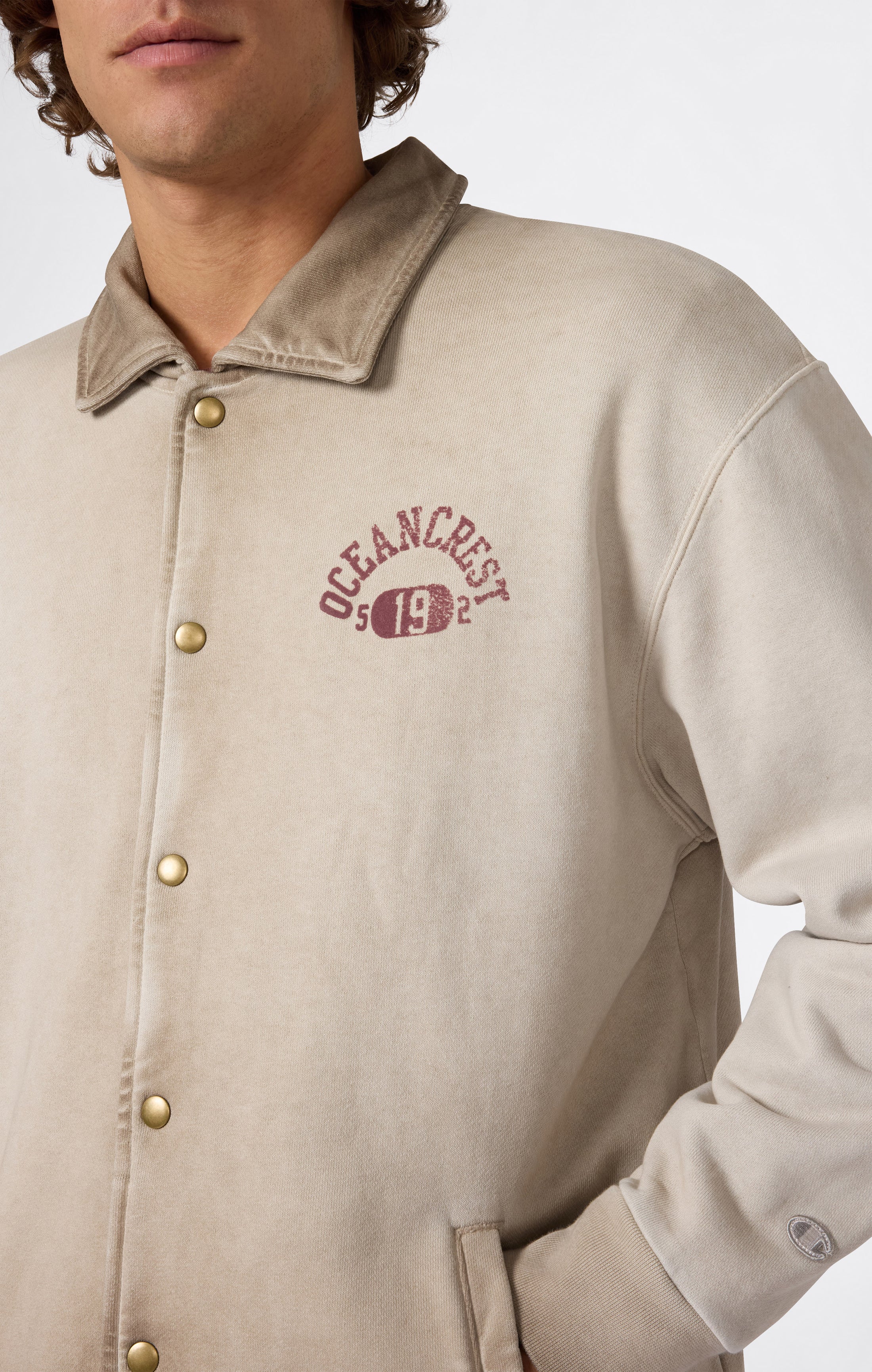 Men’s Wached Coach Jacket Loose Fit Time Capsule