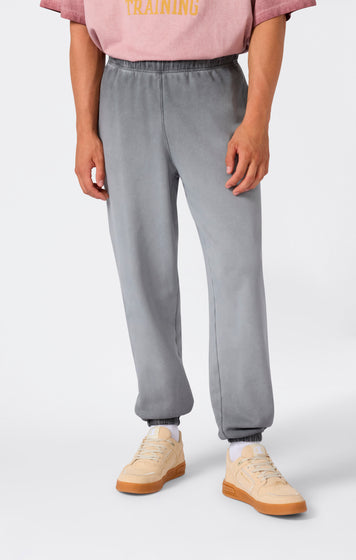 Pantaloni Da Uomo Con Polsino Elasticizzato Effetto Slavato Loose Fit Time Capsule