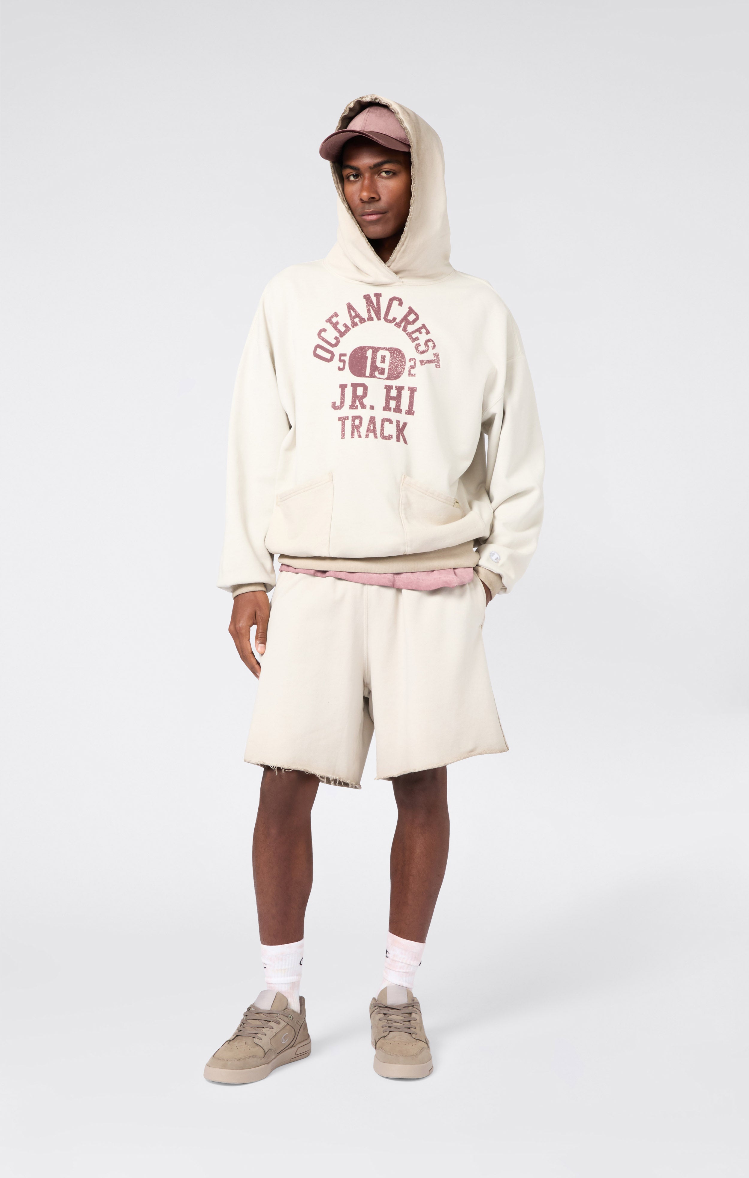 Bermuda Da Uomo Effetto Slavato Loose Fit Time Capsule