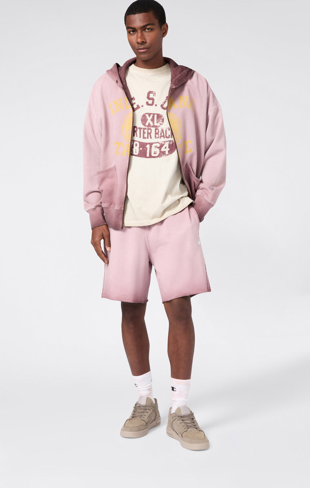Bermuda Homme Effet Délavé Coupe Loose Fit Time Capsule