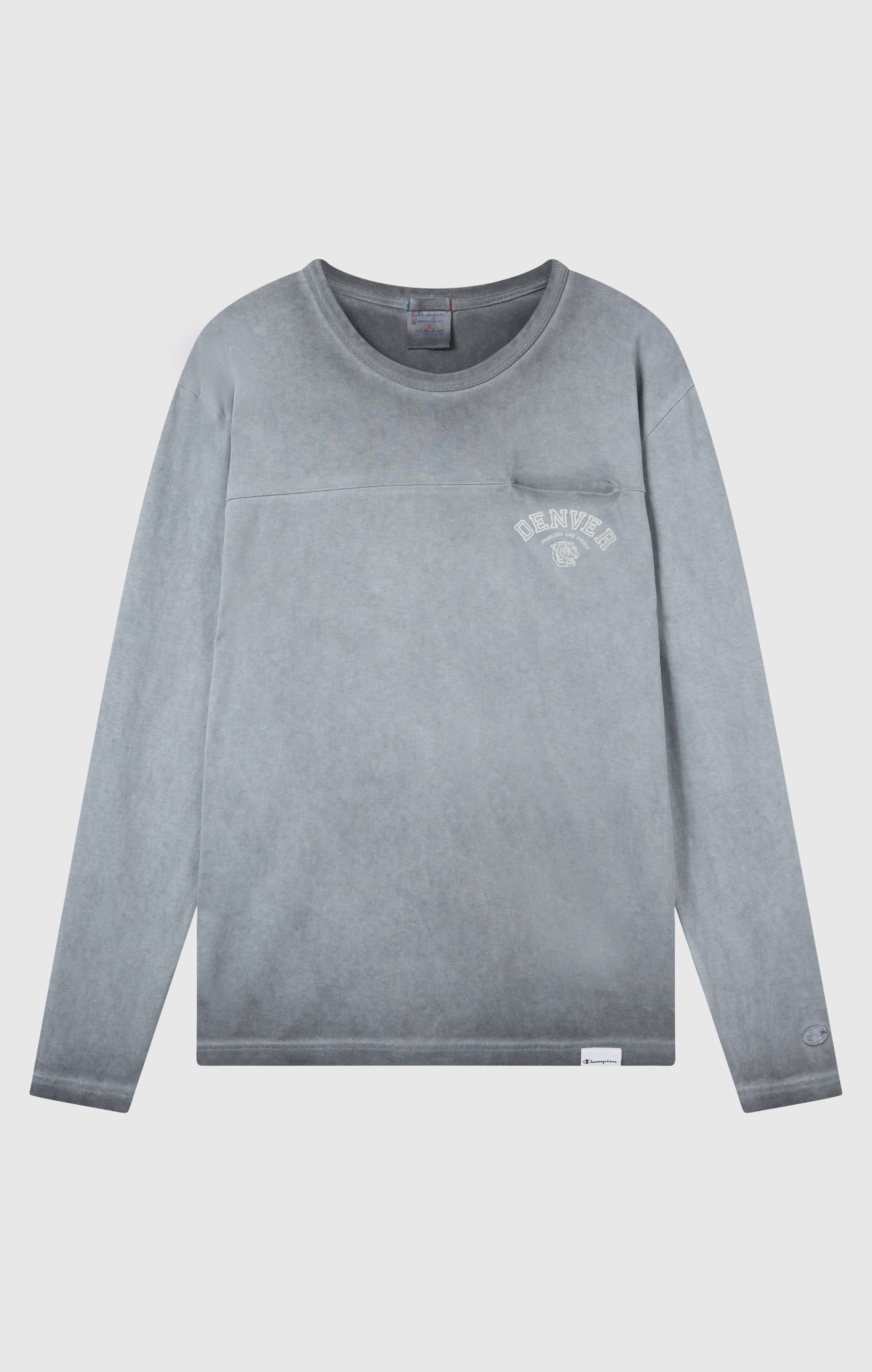 T-Shirt Uomo Manica Lunga Effetto Slavato Time Capsule