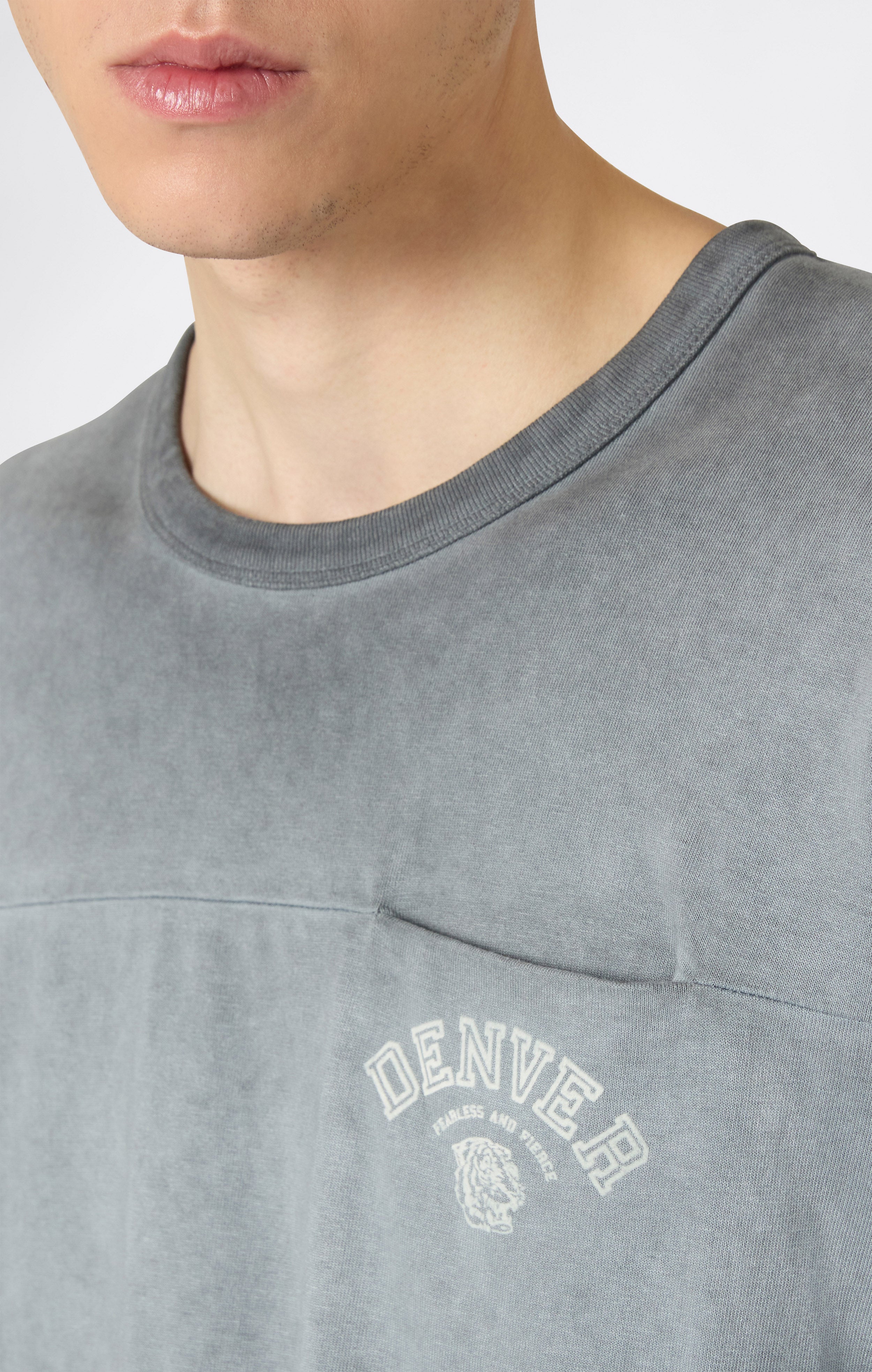 T-Shirt Uomo Manica Lunga Effetto Slavato Time Capsule