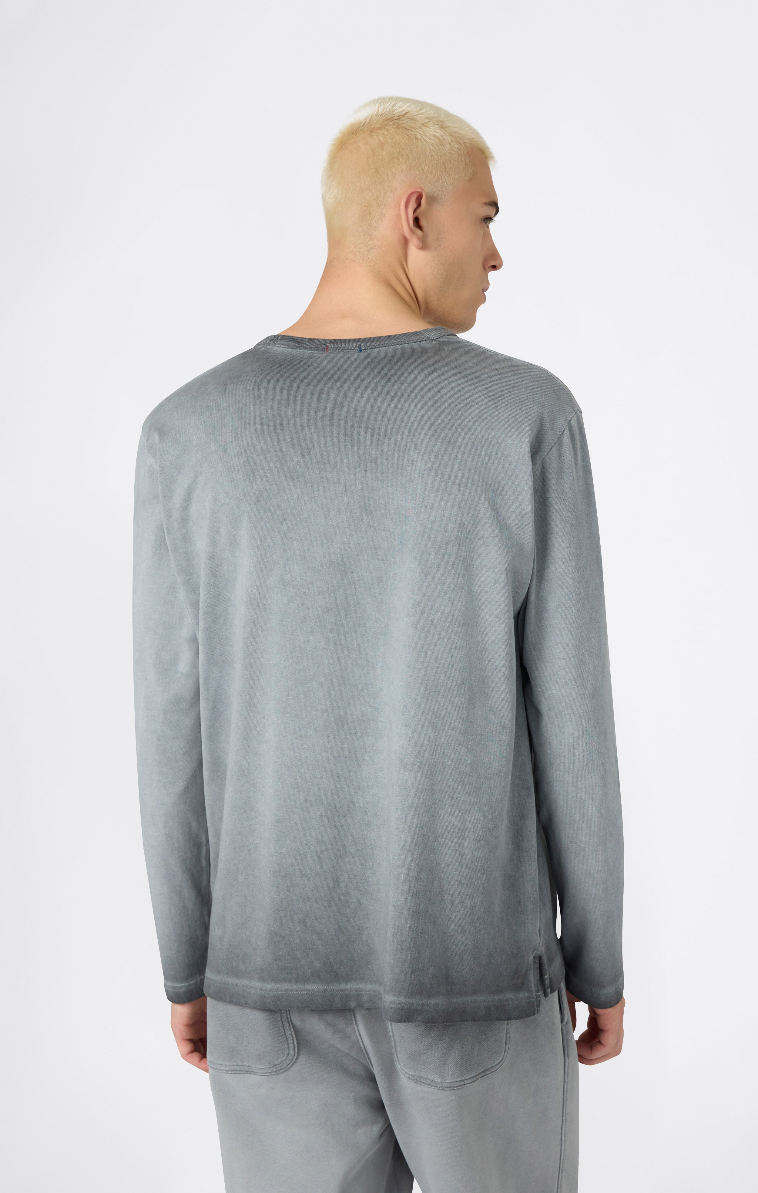 T-Shirt Uomo Manica Lunga Effetto Slavato Time Capsule