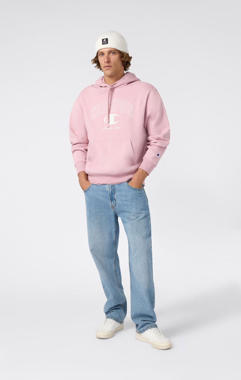 Felpa con Cappuccio da Uomo Street Varsity con interno felpato