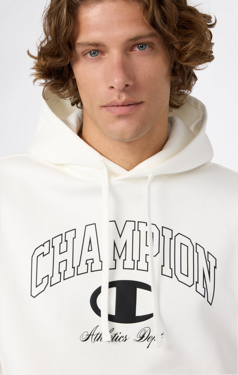 Felpa con Cappuccio da Uomo Street Varsity con interno felpato