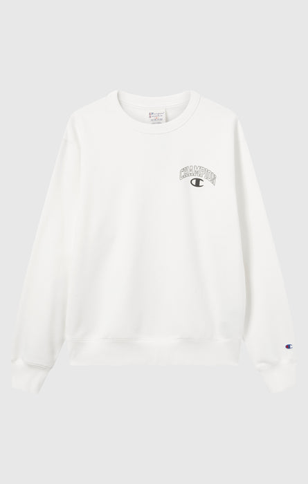 Felpa Girocollo da Uomo Street Varsity con interno felpato