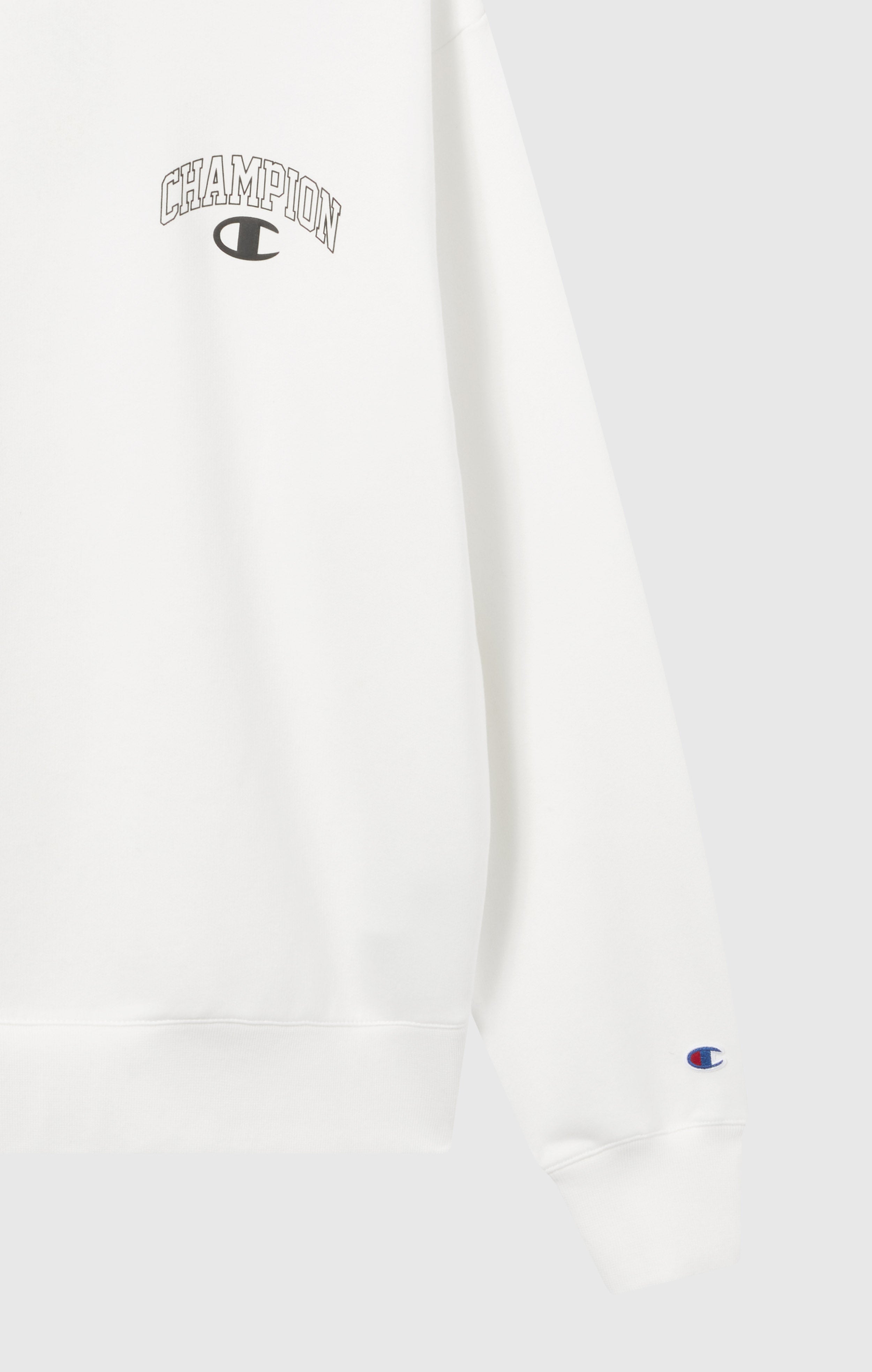 Sweatshirt mit Rundhalsausschnitt für Herren Street Varsity mit angerautem Innenmaterial