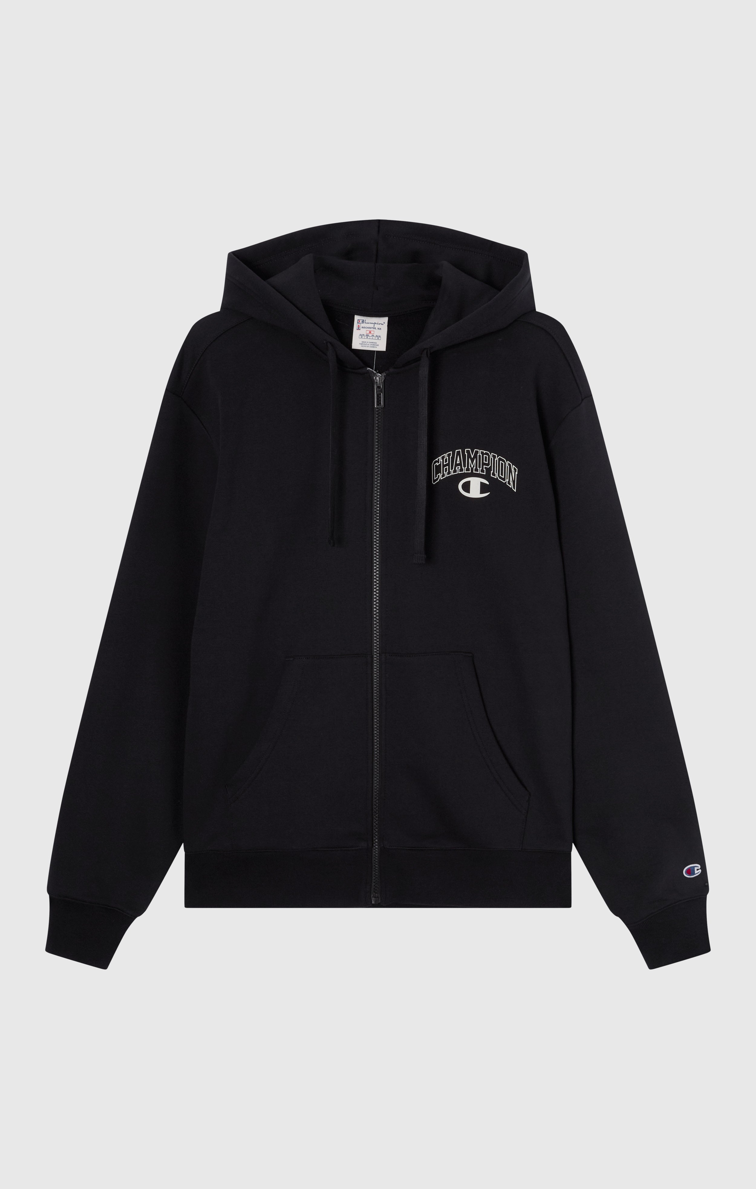 Men’s Fleece Full Zip Hoodie Street Varsity