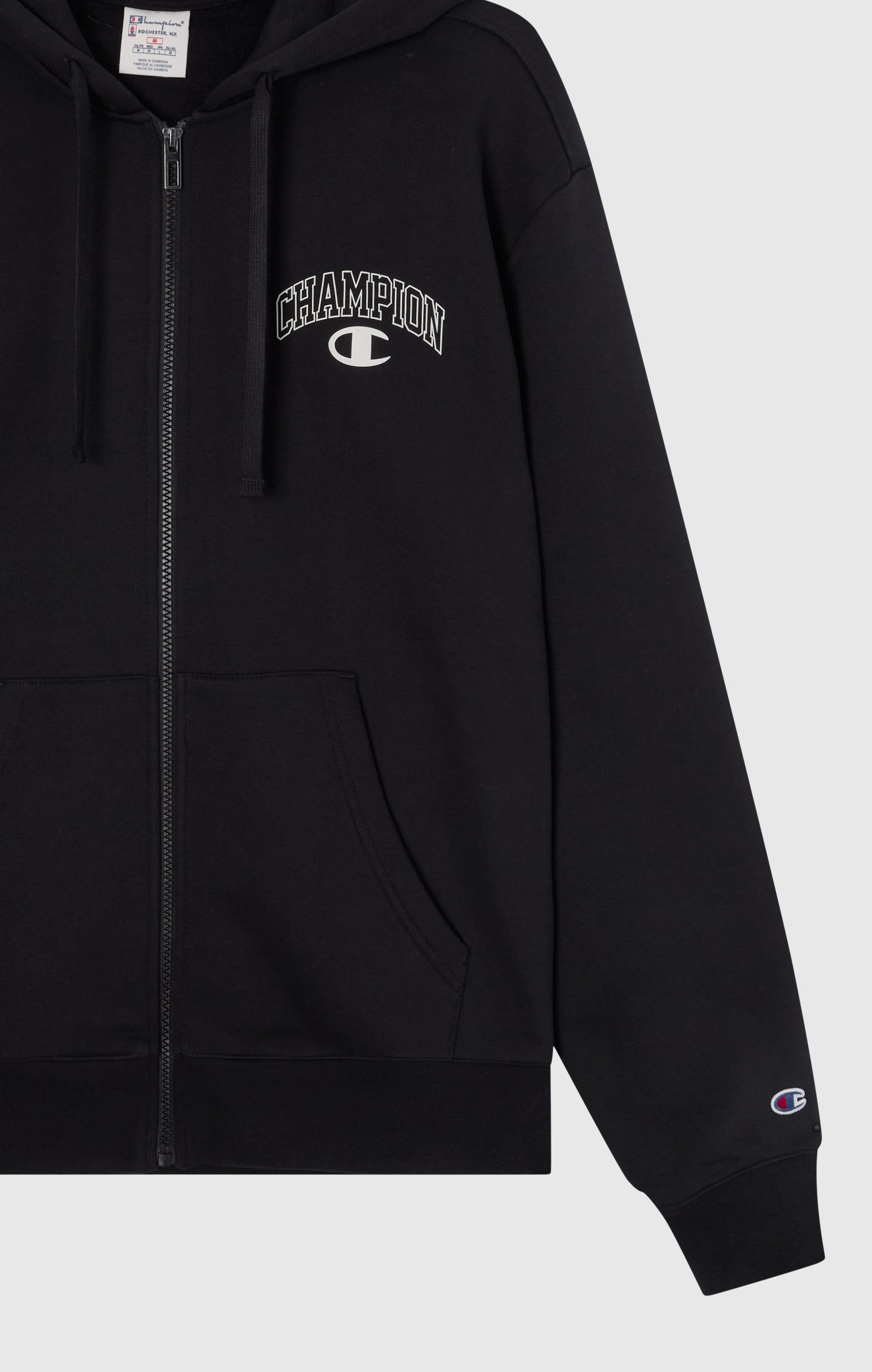 Sweat Zippé Intégral à Capuche pour Homme Street Varsity avec intérieur gratté