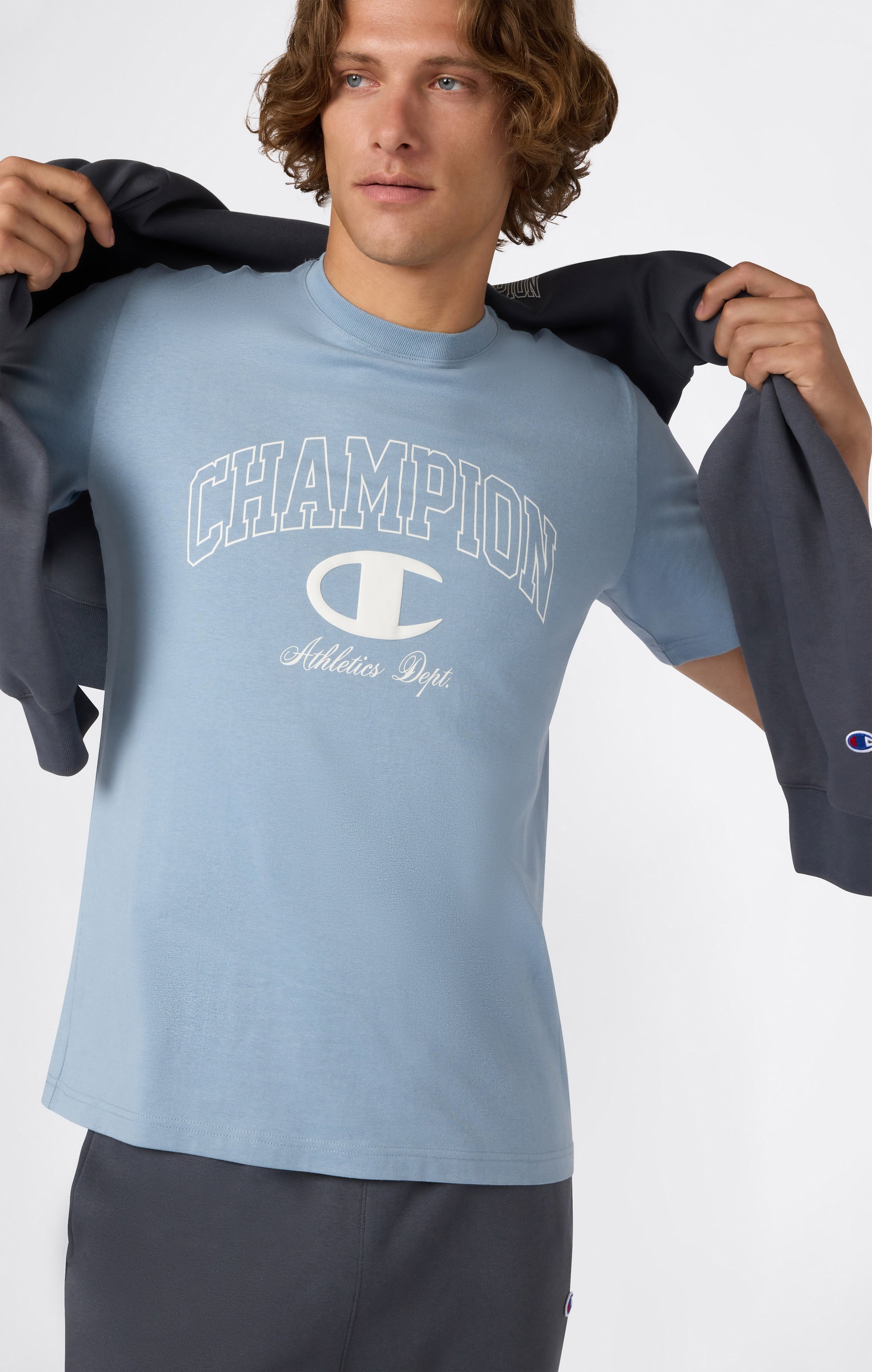 Men’s Crewneck T-Shirt Street Varsity