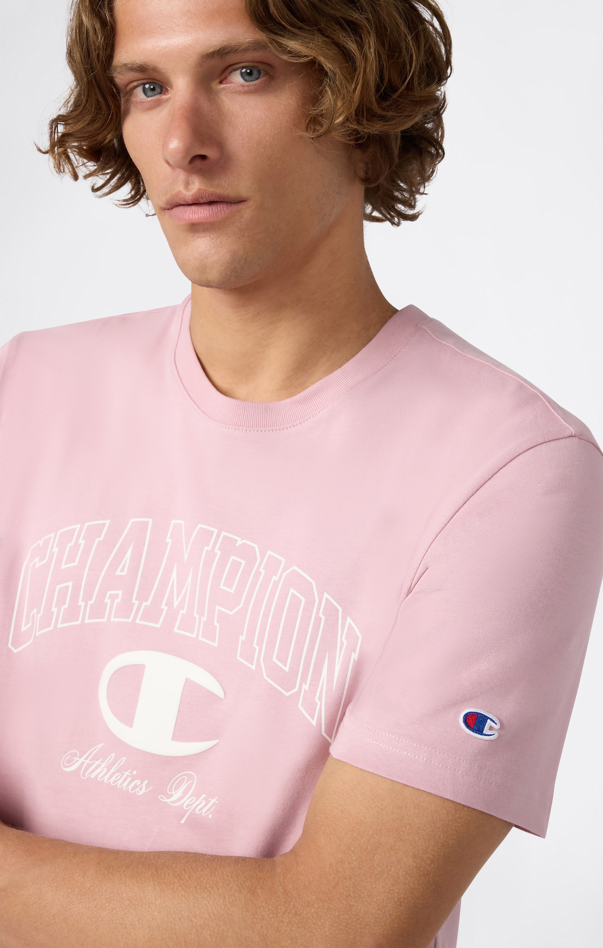 Camiseta con Cuello Redondo para Hombre Street Varsity